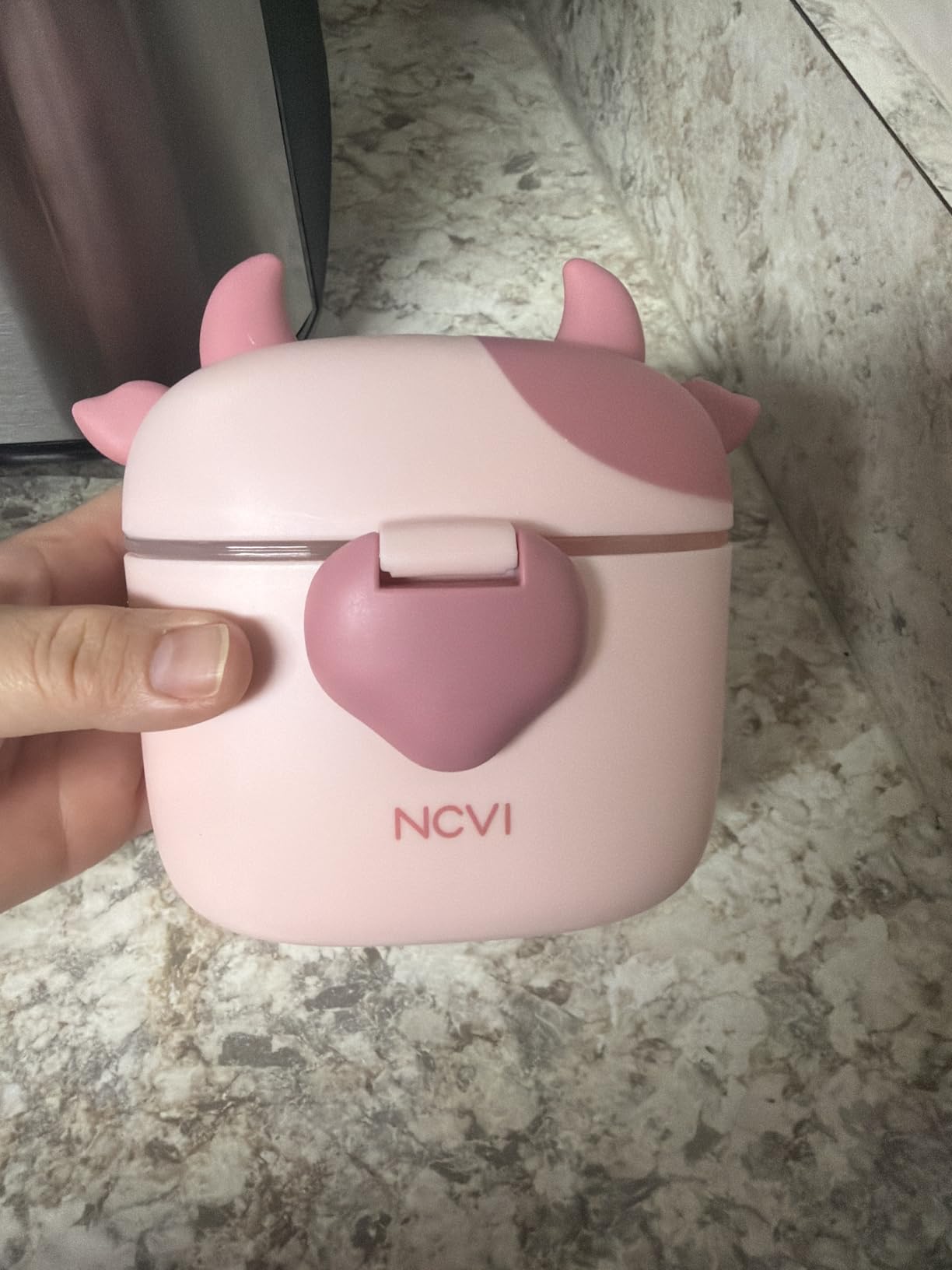 NCVI Baby Formula Dispenser On The Go, Formula Container To Go (Blue) customer photo 2