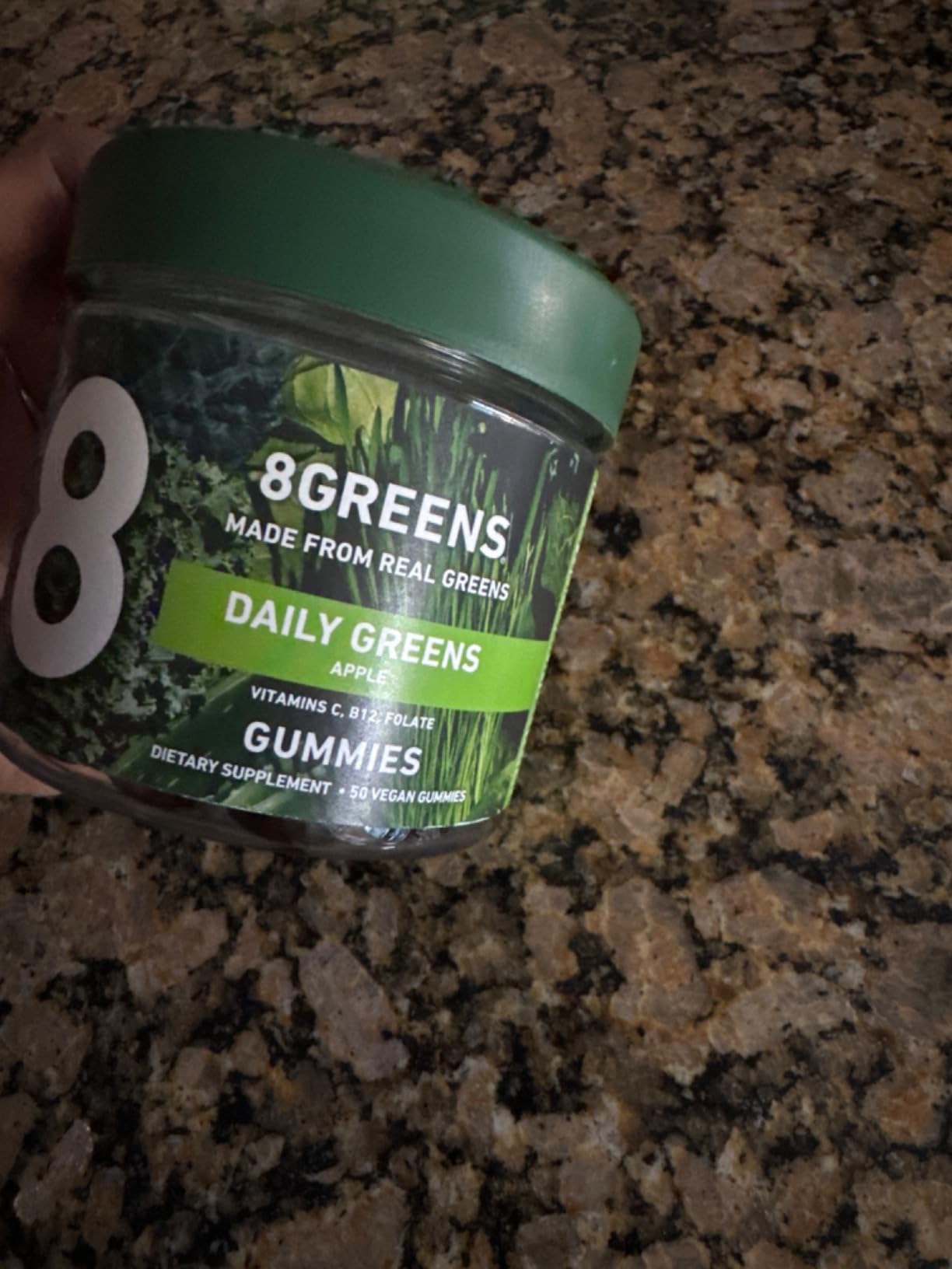 8Greens Supergreens Daily Gummies, Apple, 50 Servings customer photo 1