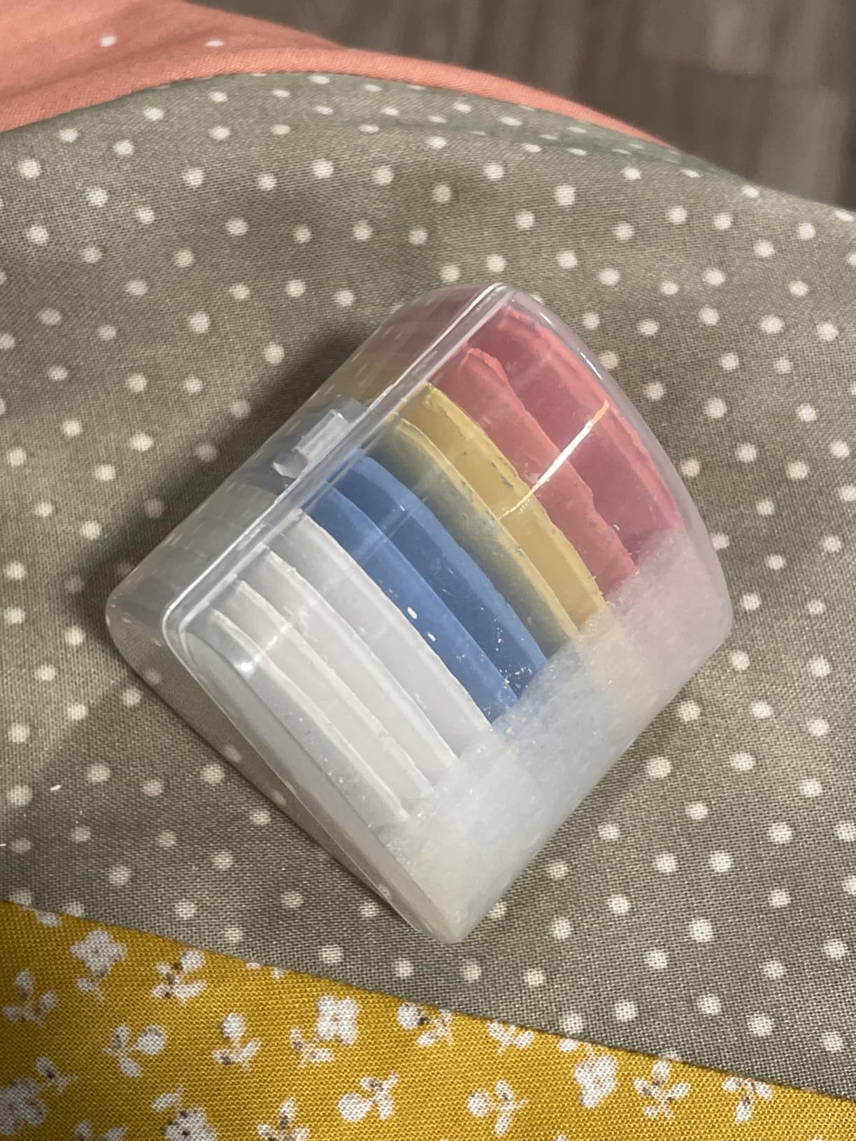OZXTYO Triangle Tailors Chalk 10Pcs,Sewing Fabric Chalk customer photo 2