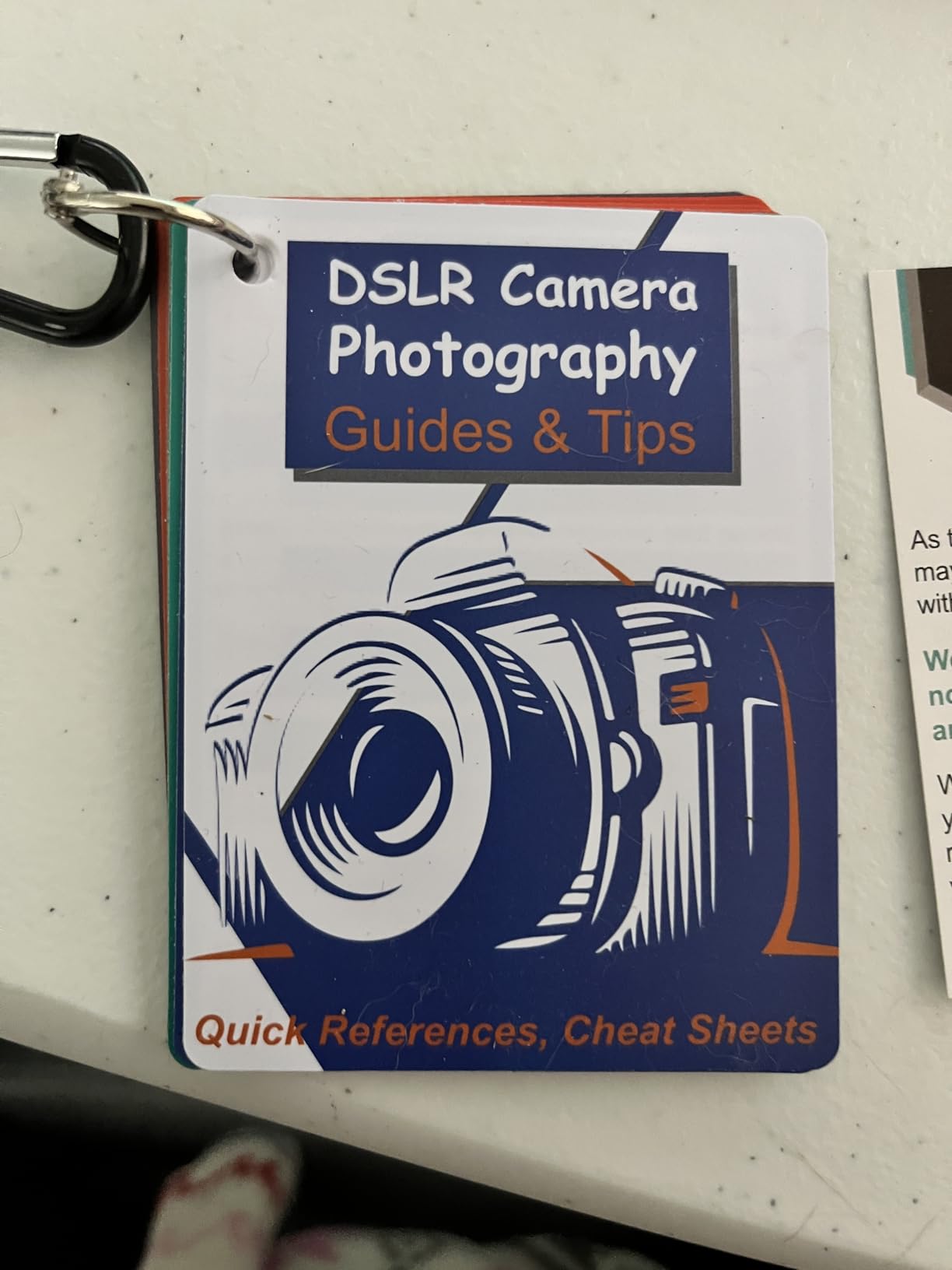 DSLR Cheat Sheet Photography Accessories Camera Accessories for Canon Nikon customer photo 1