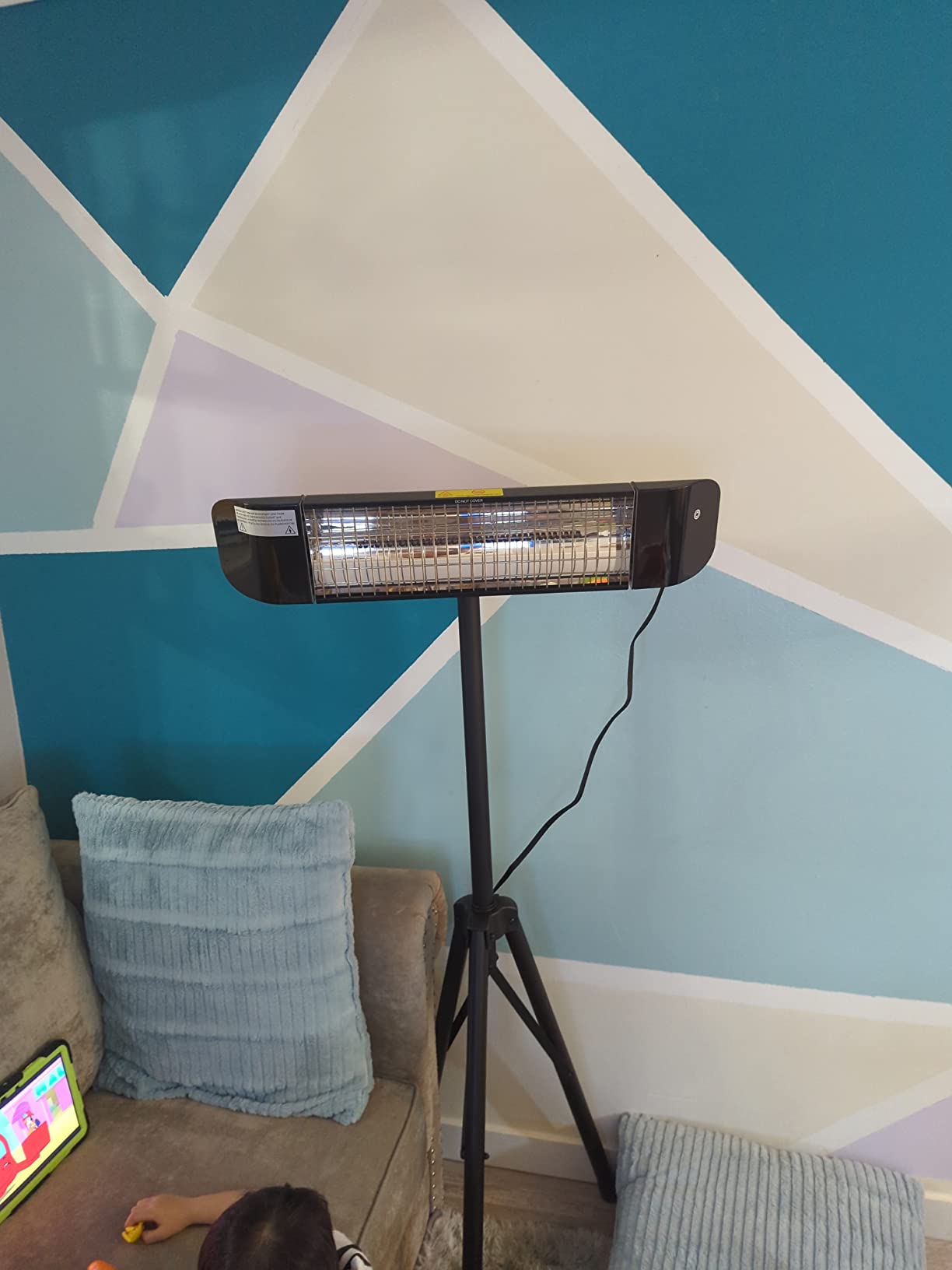 Paraheeter Outdoor Electric Infrared Patio Heater, 1500W customer photo 1