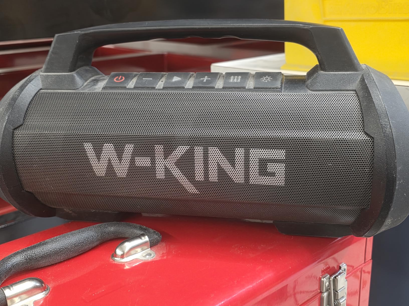 W-King Portable Bluetooth Speaker, 120W Peak Loud Bass Boombox Outdoor customer photo 2