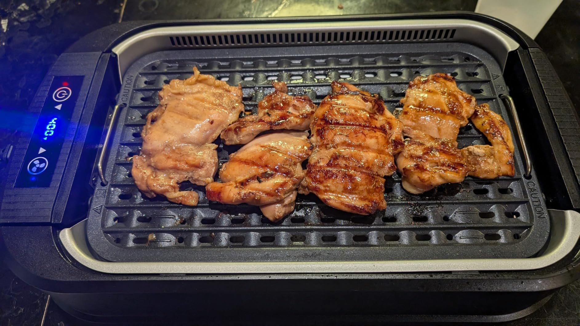 Smokeless Grill Indoor, CUSIMAX Electric Grill, 1500W Indoor Grill, Black customer photo 1