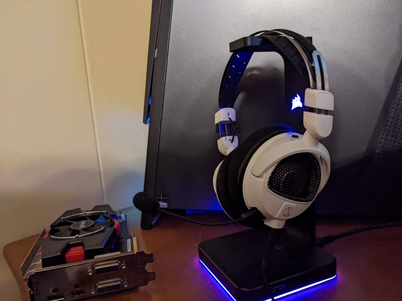 Audio-Technica ATH-GDL3WH Open-Back Gaming Headset, White customer photo 2