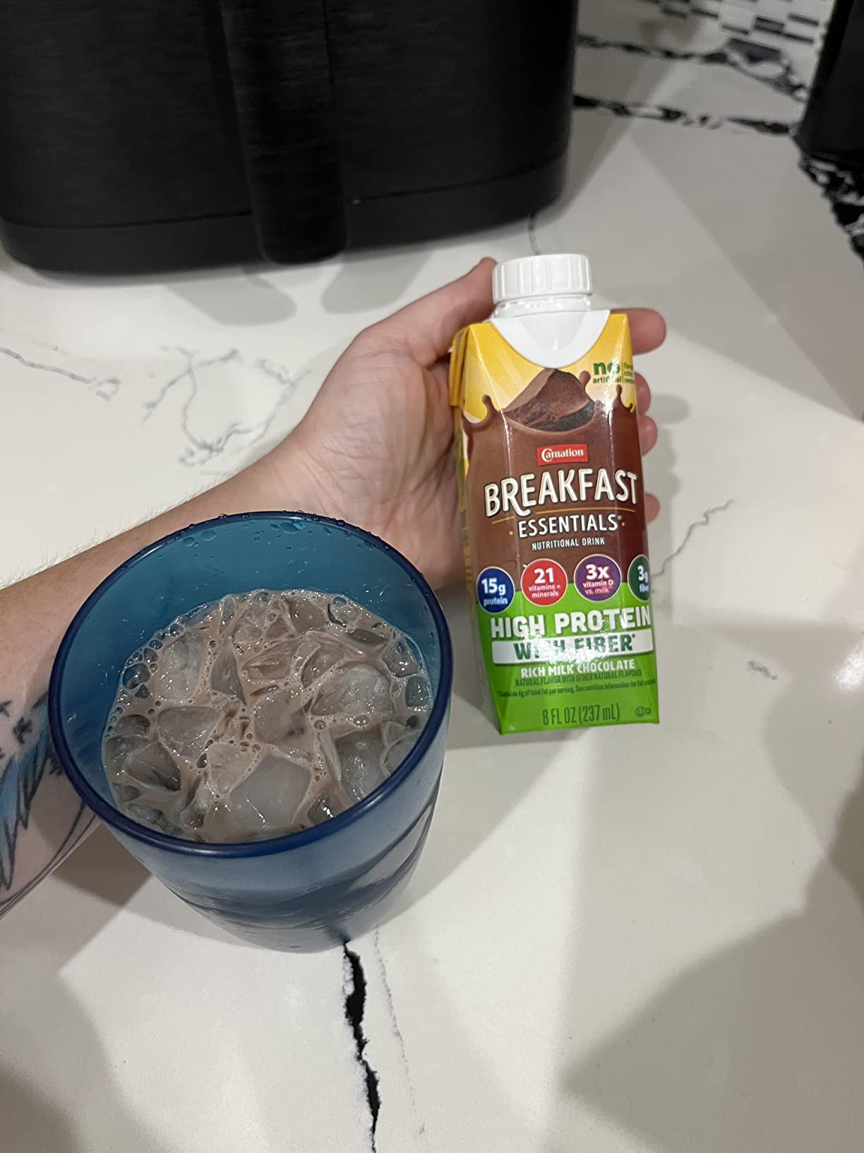 Carnation Breakfast Essentials High Protein Nutritional Drink with Fiber customer photo 2