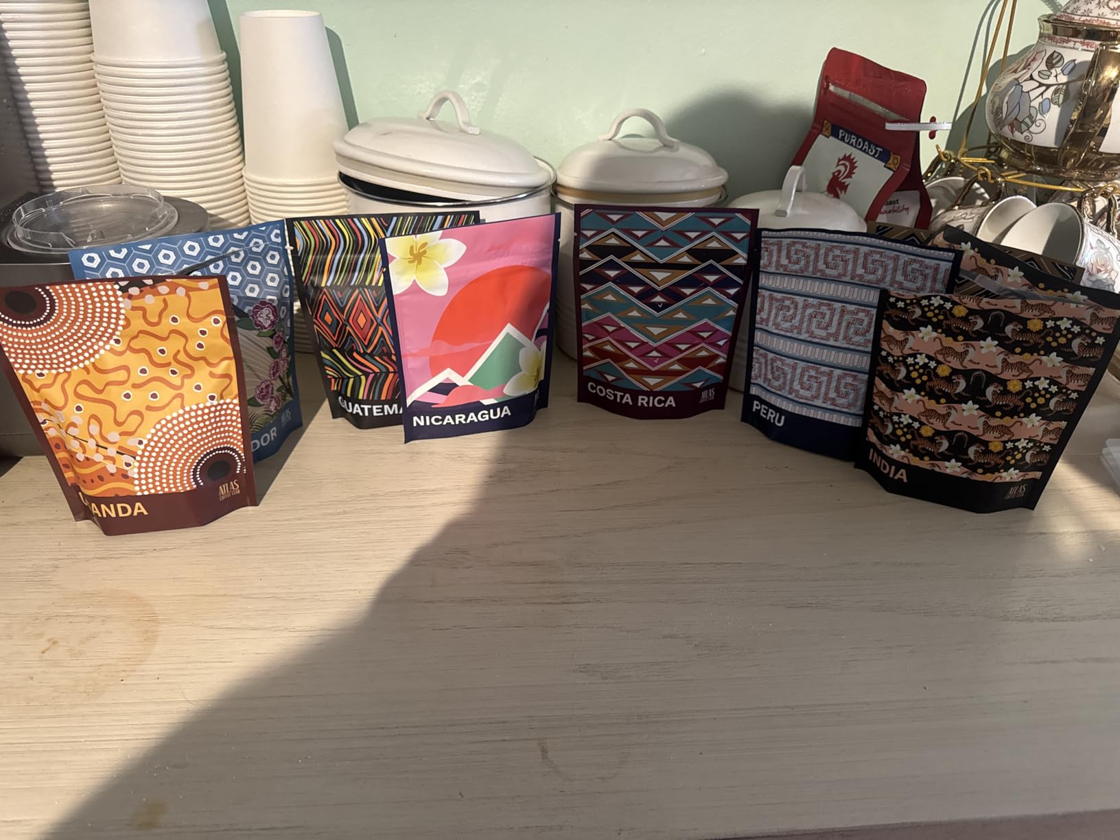 Atlas Coffee Club Coffee Sampler Gift Set, Whole Bean, 8-Pack customer photo 2