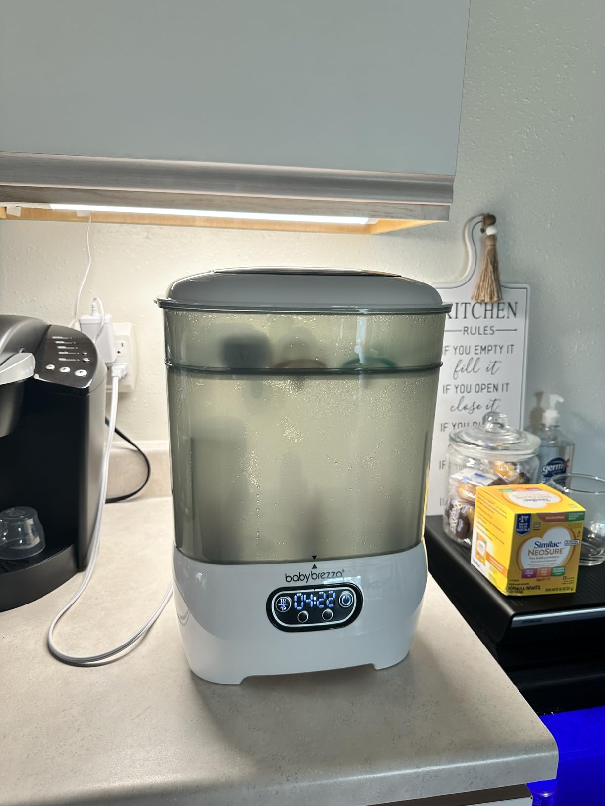 Baby Brezza Bottle Sterilizer and Dryer Advanced – Largest Capacity customer photo 1