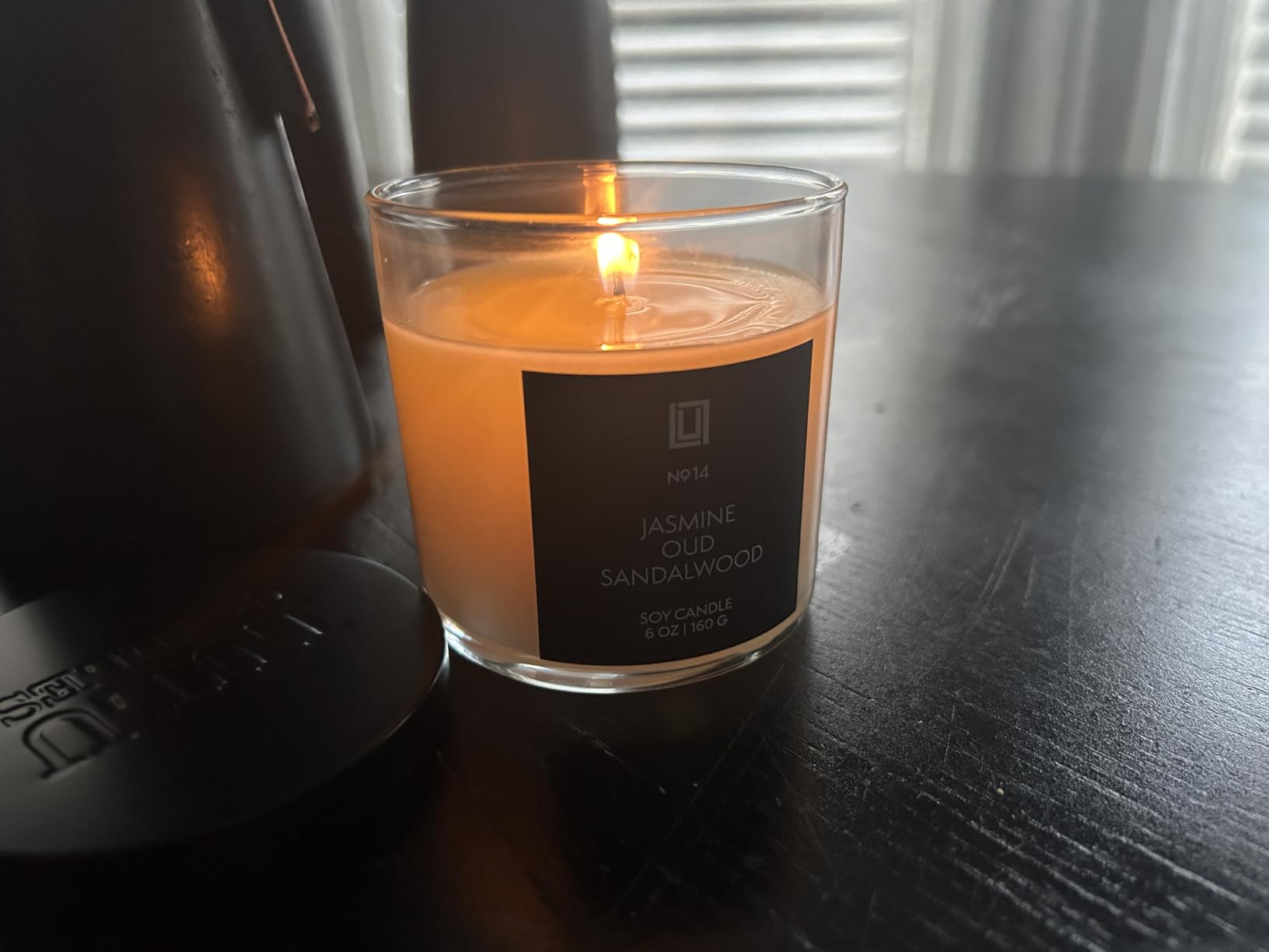 Lulu Candles Jasmine, Oud & Sandalwood Soy Blend Jar Candle, 11 Oz. customer photo 1