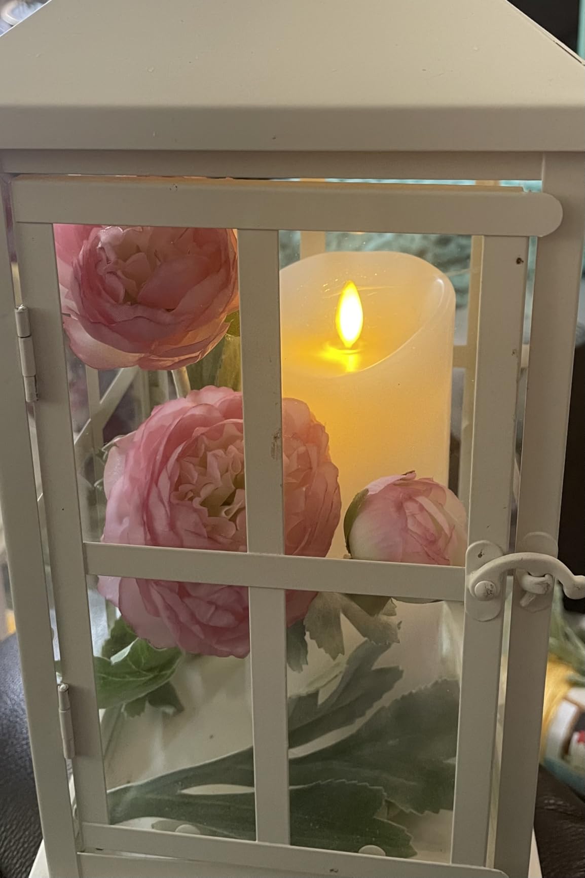 Luminara Flameless LED Battery Operated Ivory Pillar Candle, Flickering Realistic Moving Flame, 3