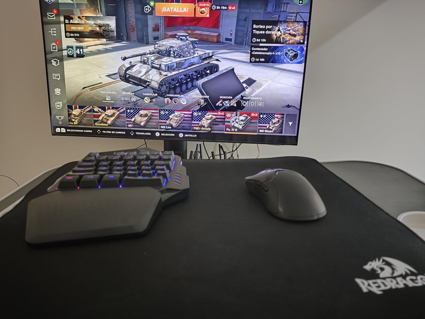 RedThunder Wireless One-Handed Gaming Keyboard, 2.4Ghz RGB Backlit Mini Gaming Keypad, Rechargeable 2000mAh Battery for PC Gamer customer photo 2