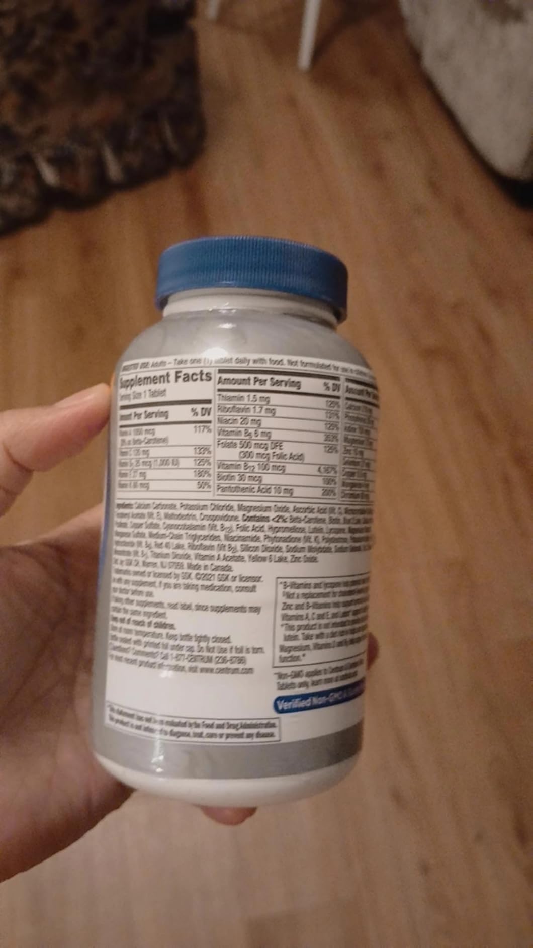 Centrum Silver Men's 50+ Multivitamin with Vitamin D3, B-Vitamins, Zinc for Memory and Cognition - 200 Tablets customer photo 2