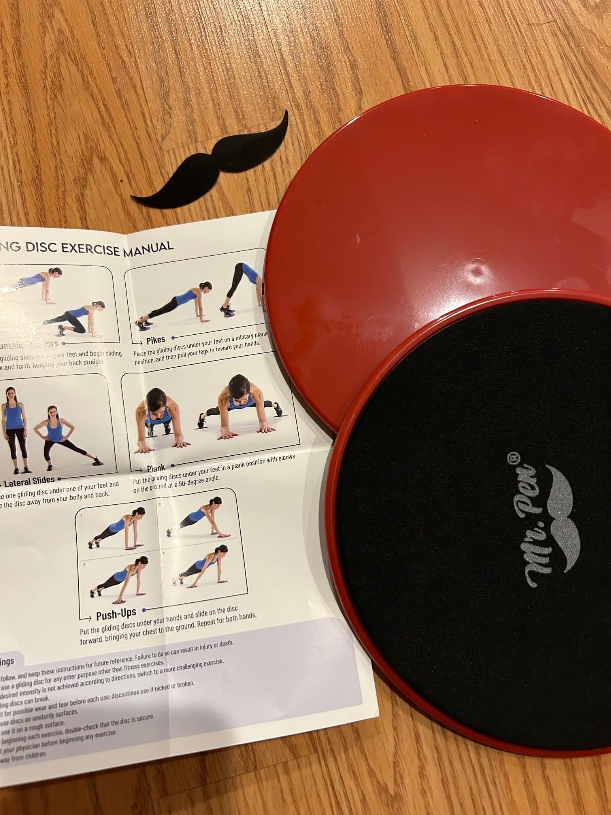 Mr. Pen Core Sliders for Working Out - 2 Pack Dual Sided Workout Sliders Discs customer photo 2