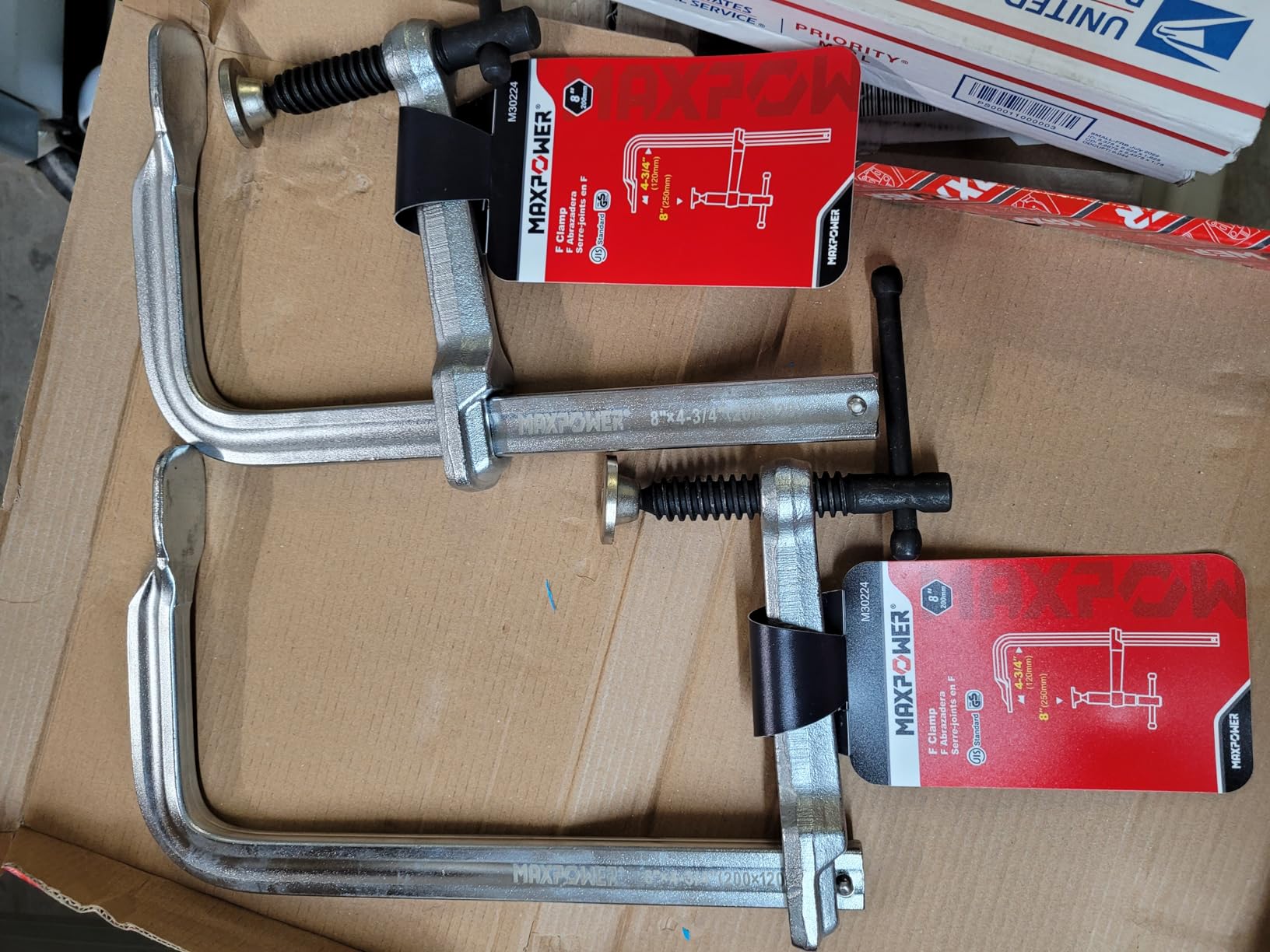 MAXPOWER 24-inch F Clamp, 4-3/4