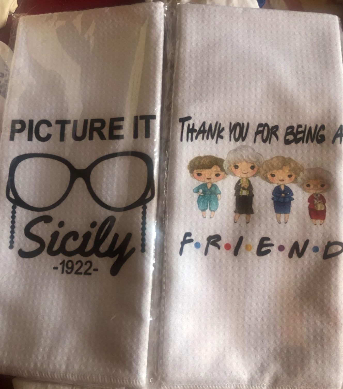 LXOMILL Plant Lover Gifts for Women, Funny Kitchen Towels, Gardener Decor customer photo 1