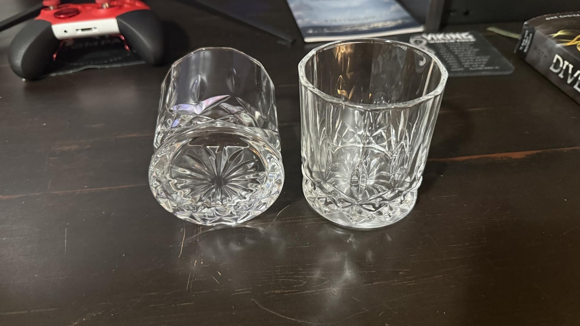 Whiskey Rocks Glass, Set of 4 (2 Crystal Bourbon Glasses, 2 Round Big Ice Ball Molds) In Gift Box - 10 Oz Old Fashioned Glasses for Scotch Cocktail Rum Cognac Vodka Liquor, Unique Gifts for Men customer photo 1