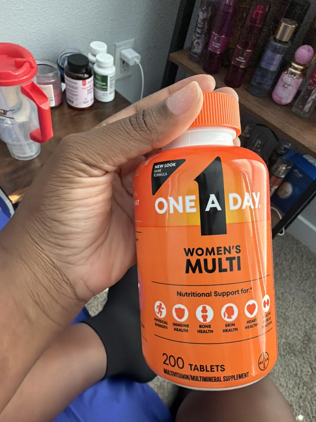 One A Day Multivitamin for Women- Daily Vitamins for Woman with Biotin, Calcium, Folic Acid, Iron & Zinc, Complete Women’s Vitamins, 200 Ct (Packaging May Vary) customer photo 1
