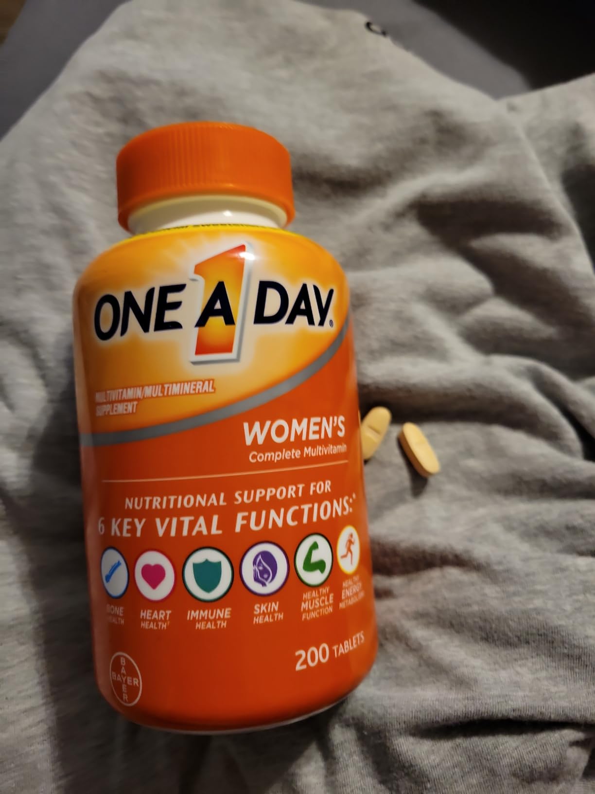 One A Day Multivitamin for Women- Daily Vitamins for Woman with Biotin, Calcium, Folic Acid, Iron & Zinc, Complete Women’s Vitamins, 200 Ct (Packaging May Vary) customer photo 2