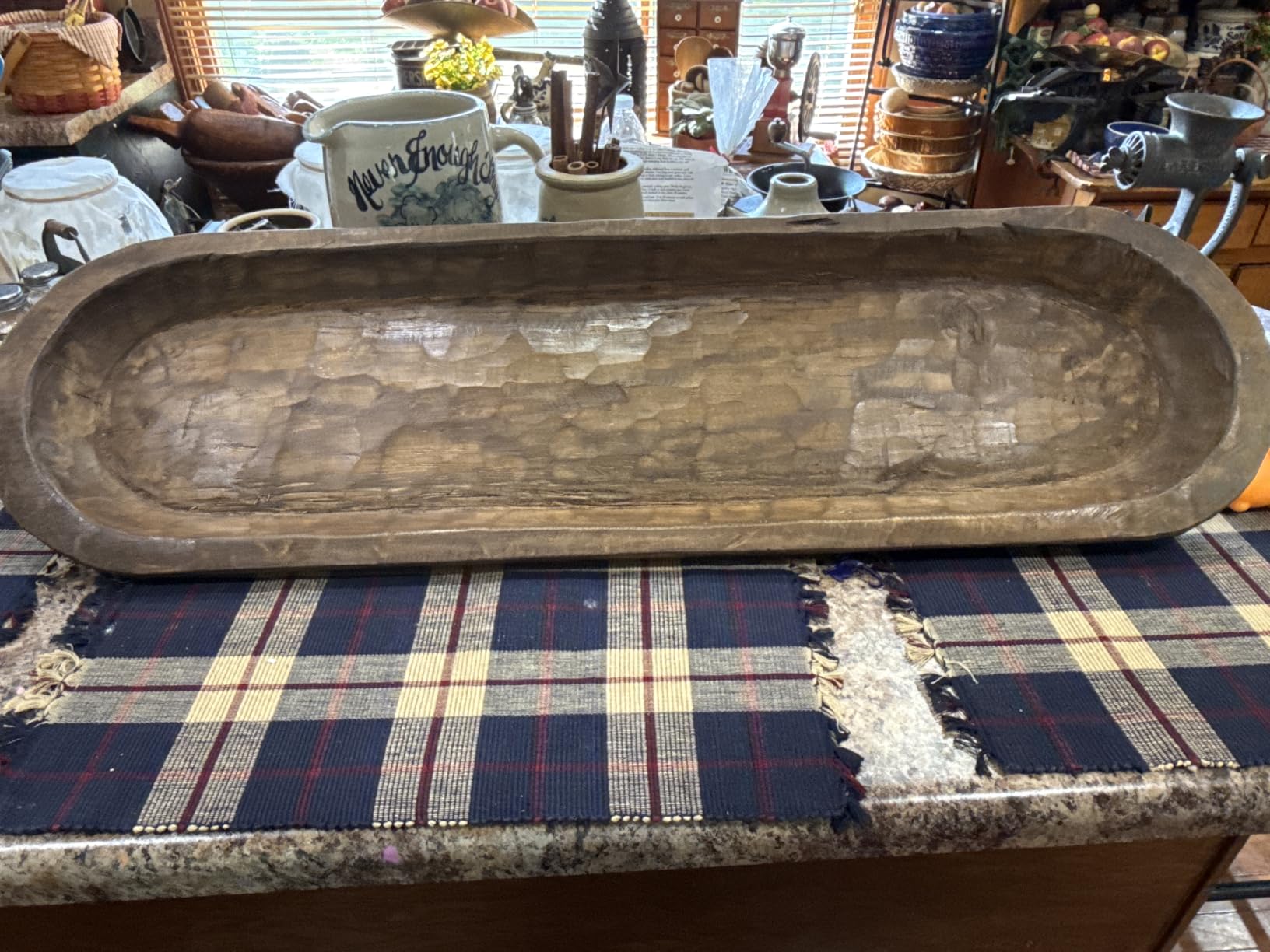 Decorative Bowl Home Decor Approx 10 Inch, Hand Crafted Spanish Oak customer photo 1