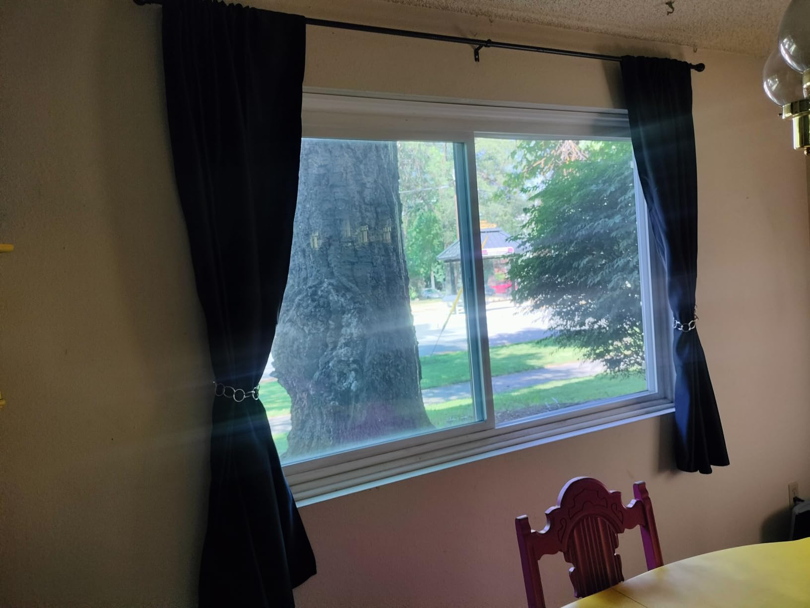 NICETOWN Short Kitchen Window Blackout Curtains Over Sink 36 inch 2 Panels customer photo 2