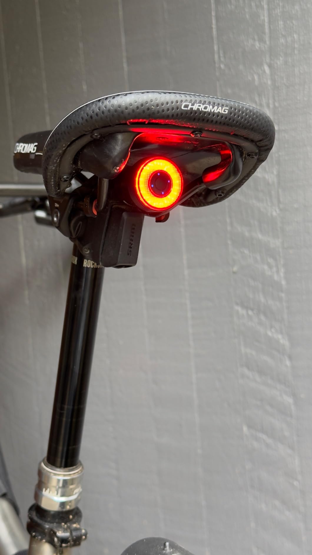ROCKBROS Bike Tail Light Smart,Brake Bicycle Rear Lights Rechargeable,IPX6 customer photo 1