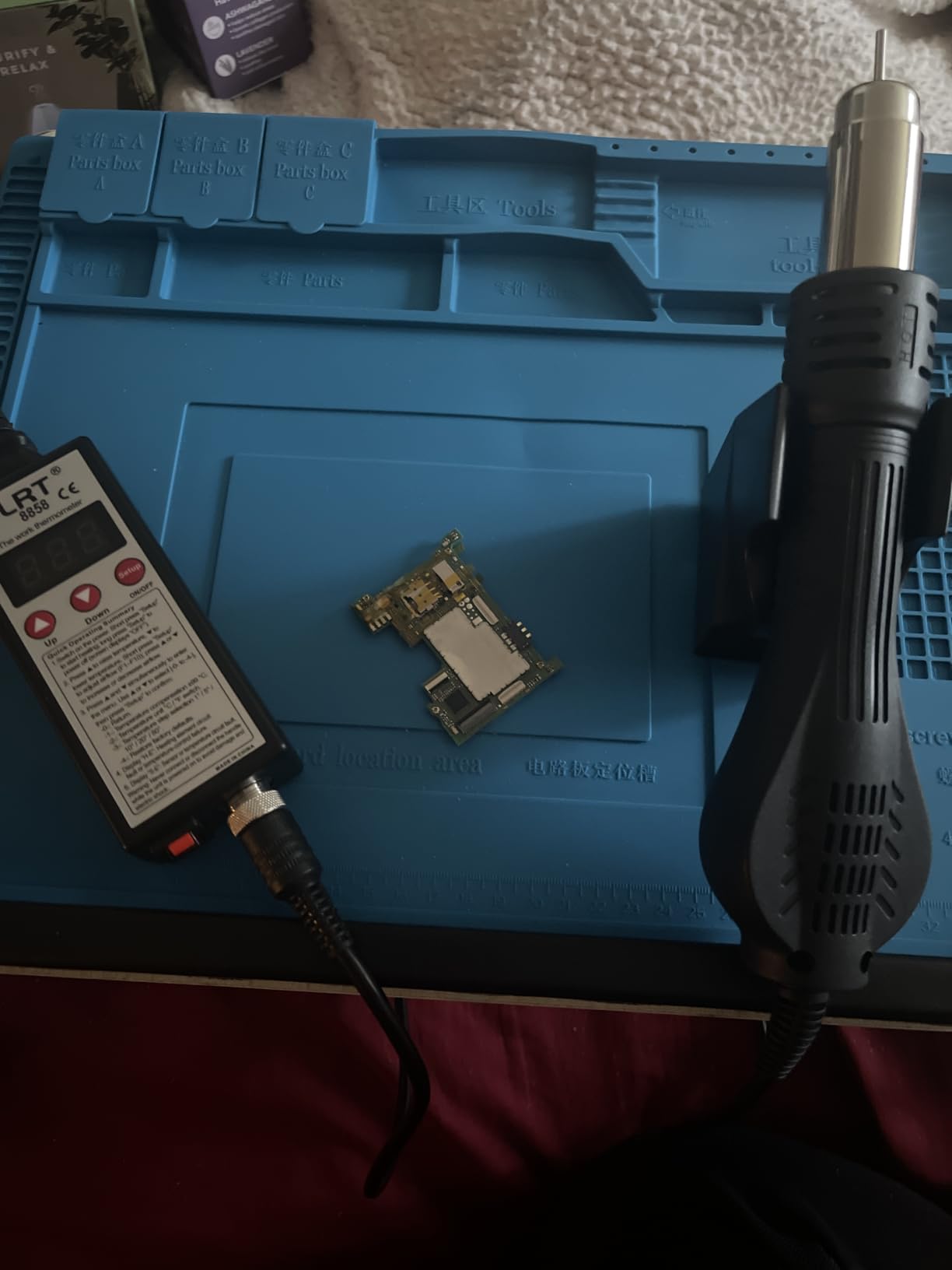 LRT 8858 Hot Air Rework Station, Digital Heat Gun for SMD Repair customer photo 1