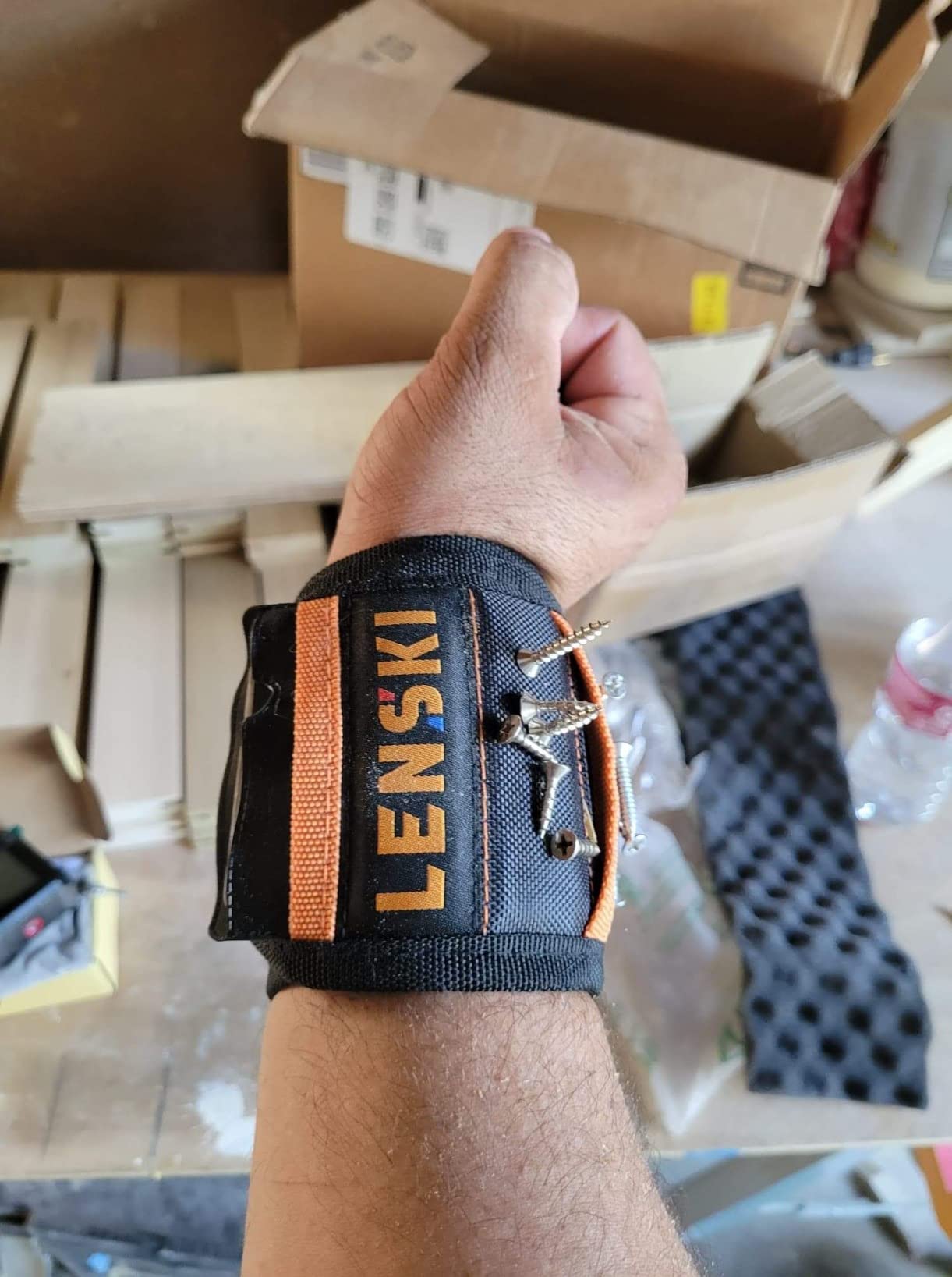 Lenski Birthday Gifts for Men Dad Him Husband Magnetic Wristband Tools customer photo 1