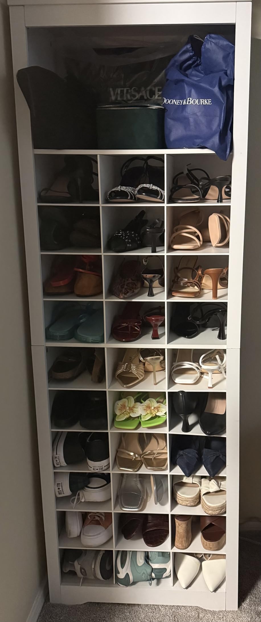 VASAGLE Tall Shoe Storage Cabinet, 10‑Tier, Holds Up to 30 Pairs of Shoes customer photo 1
