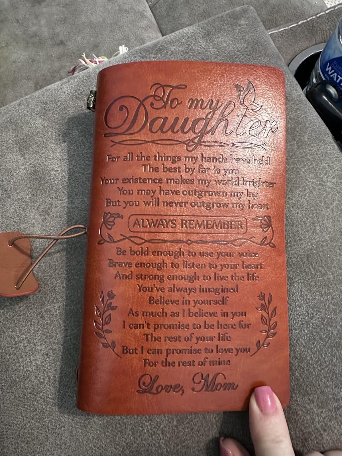 Daughter Gift from Mom, To My Daughter Journal, Mother Daughter Gifts | 140 Page Daughter Refillable Journal, Christmas Birthday Gifts for Adult Daughter from Mom, Wedding Gifts for Daughter customer photo 1