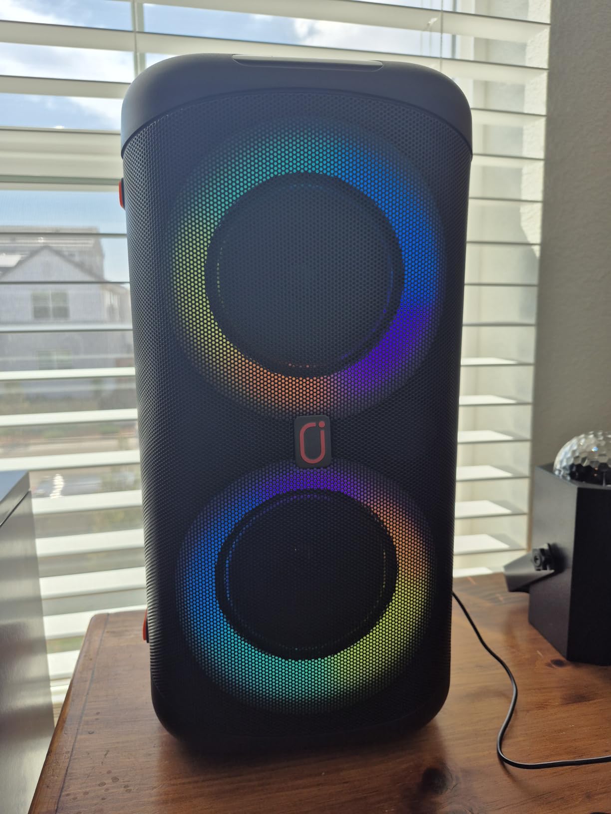 Karaoke Machine for Adults, 500W Bluetooth Speaker with Dual 8