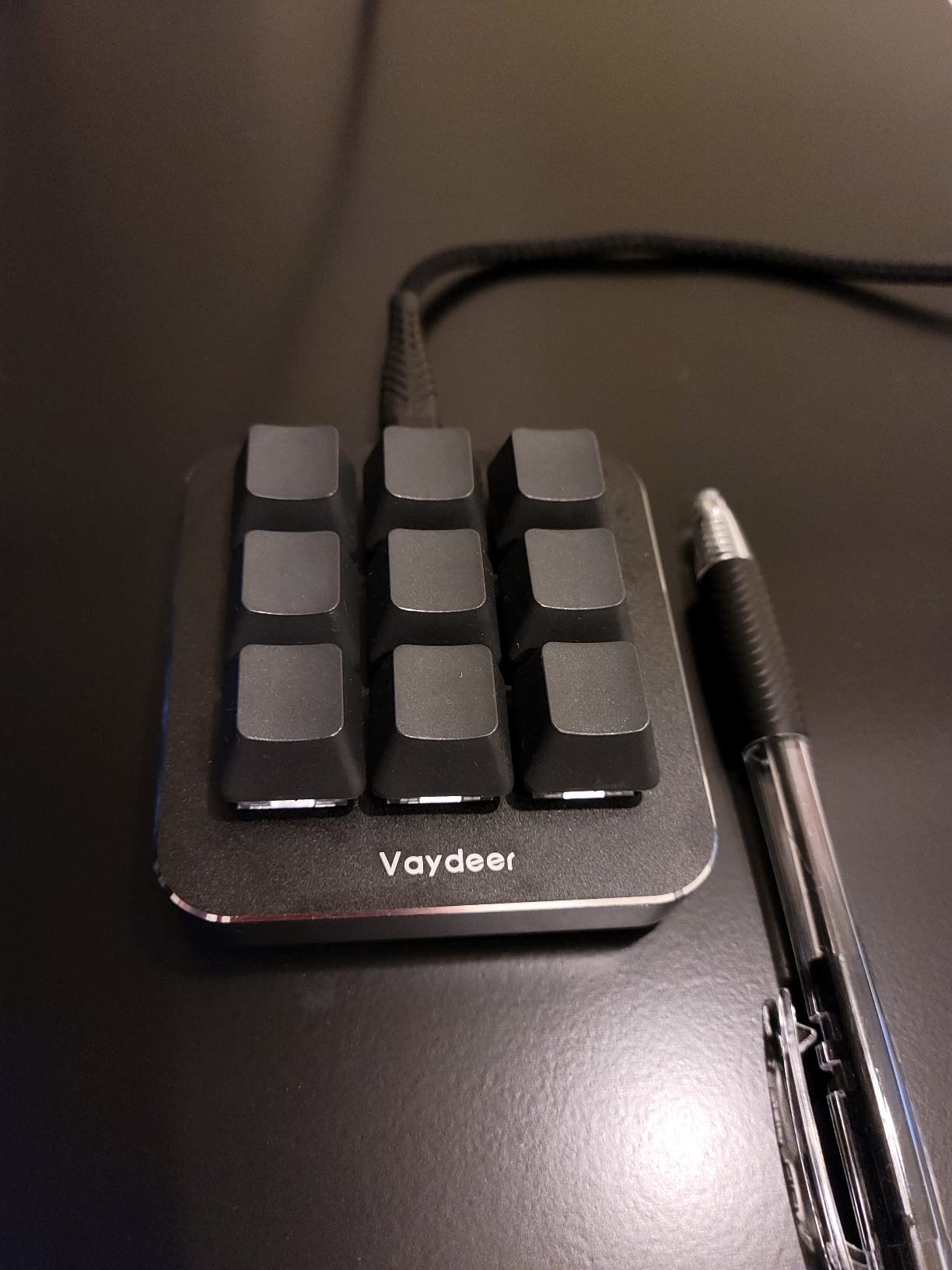 Vaydeer One-Handed Mechanical Keyboard Support NKRO, Hotkeys, One-Click Start,9 Fully Programmable Keys with Floating Window and Macro Multifunctional Keypad for iOS,Windows, Gift Idea for Him/Her customer photo 2
