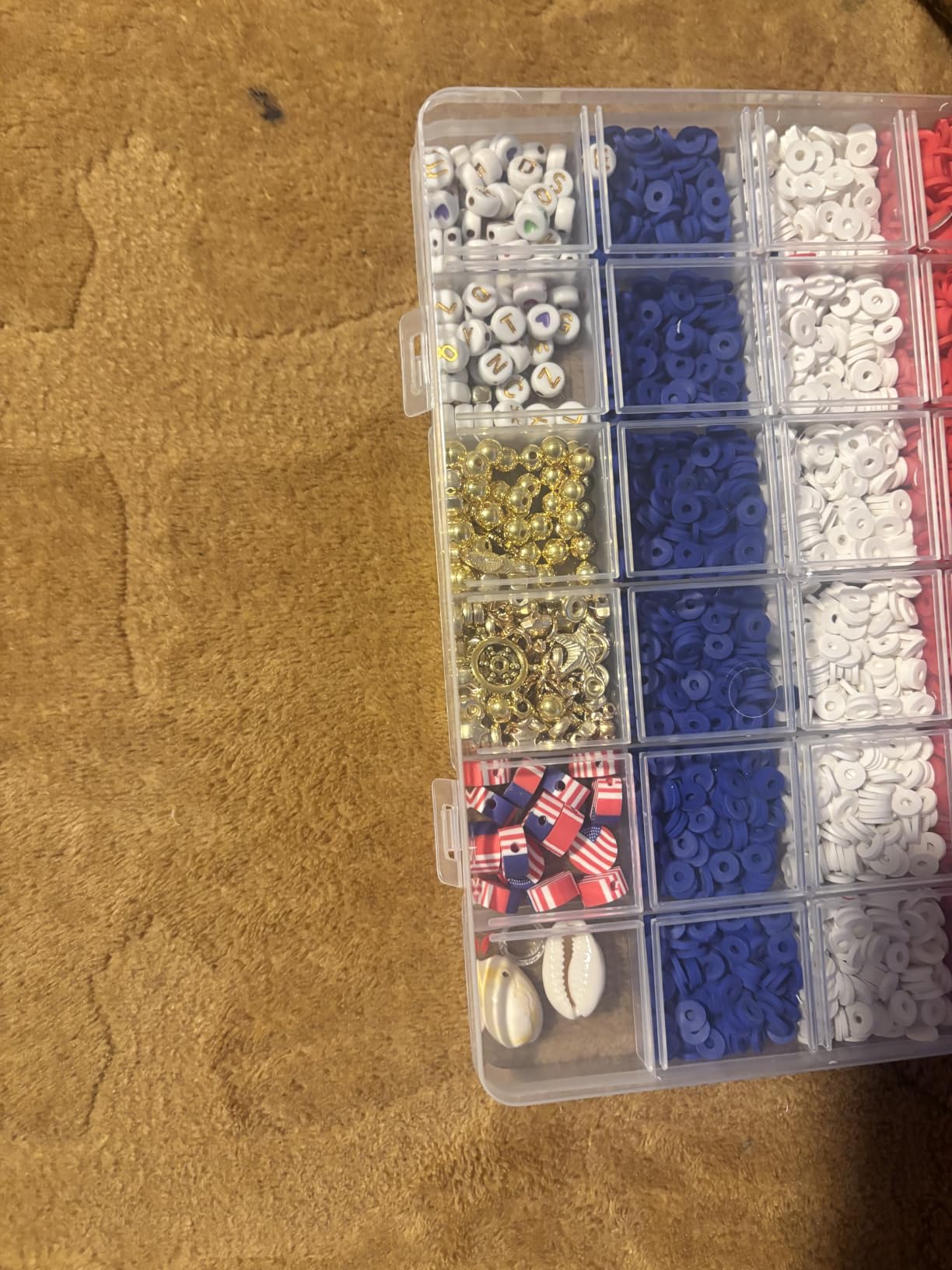 Redtwo 5100 Clay Beads Bracelet Making Kit, Flat Preppy Beads for Friendship Jewelry Making,Polymer Heishi Beads with Charms Gifts for Teen Girls Crafts for Girls Ages 8-12 customer photo 2