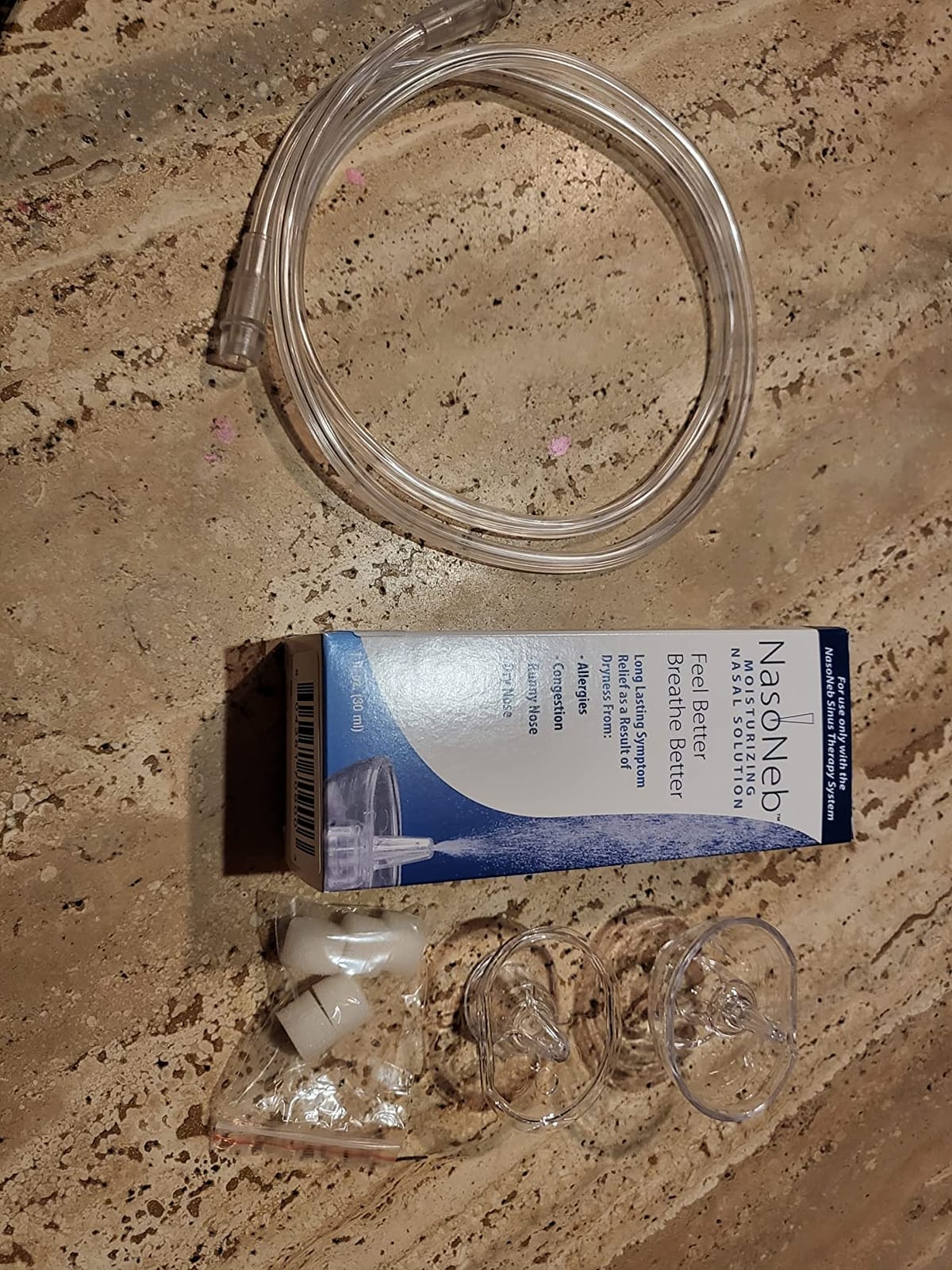NASONEB Sinus Therapy System Starter Kit - 60 Second Nasal Nebulizer for ENT Quality Treatment at Home of Allergies, Chronic Sinusitis, Dry Nose & Nasal Polyps customer photo 1