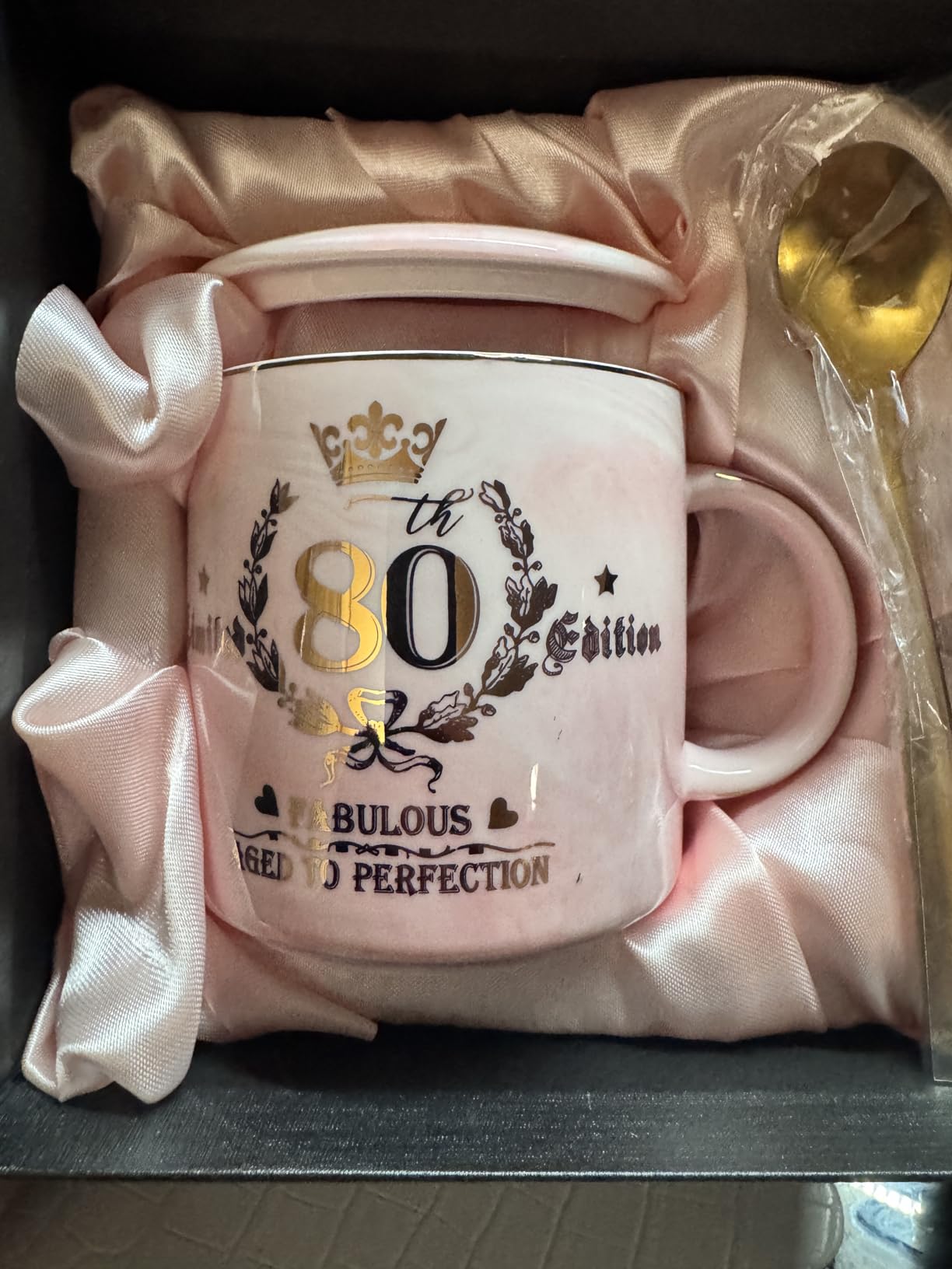 60th Birthday Gifts for Women - Fabulous 1966 Aged to Perfection Coffee Mug customer photo 2