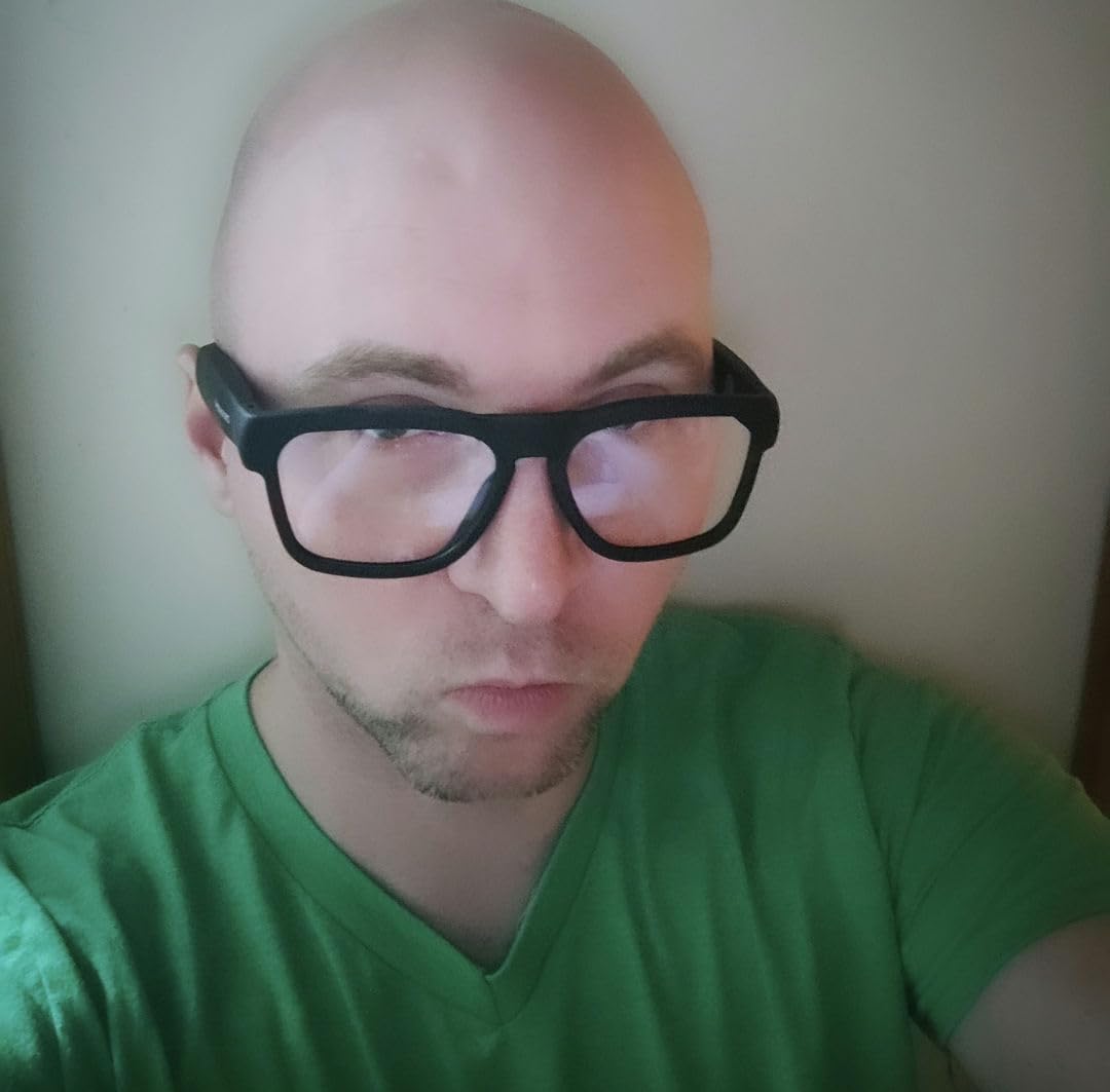 OhO Open Ear Smart Glasses, UV400 Z87.1 Lightweight Audio Bluetooth Glasses customer photo 1