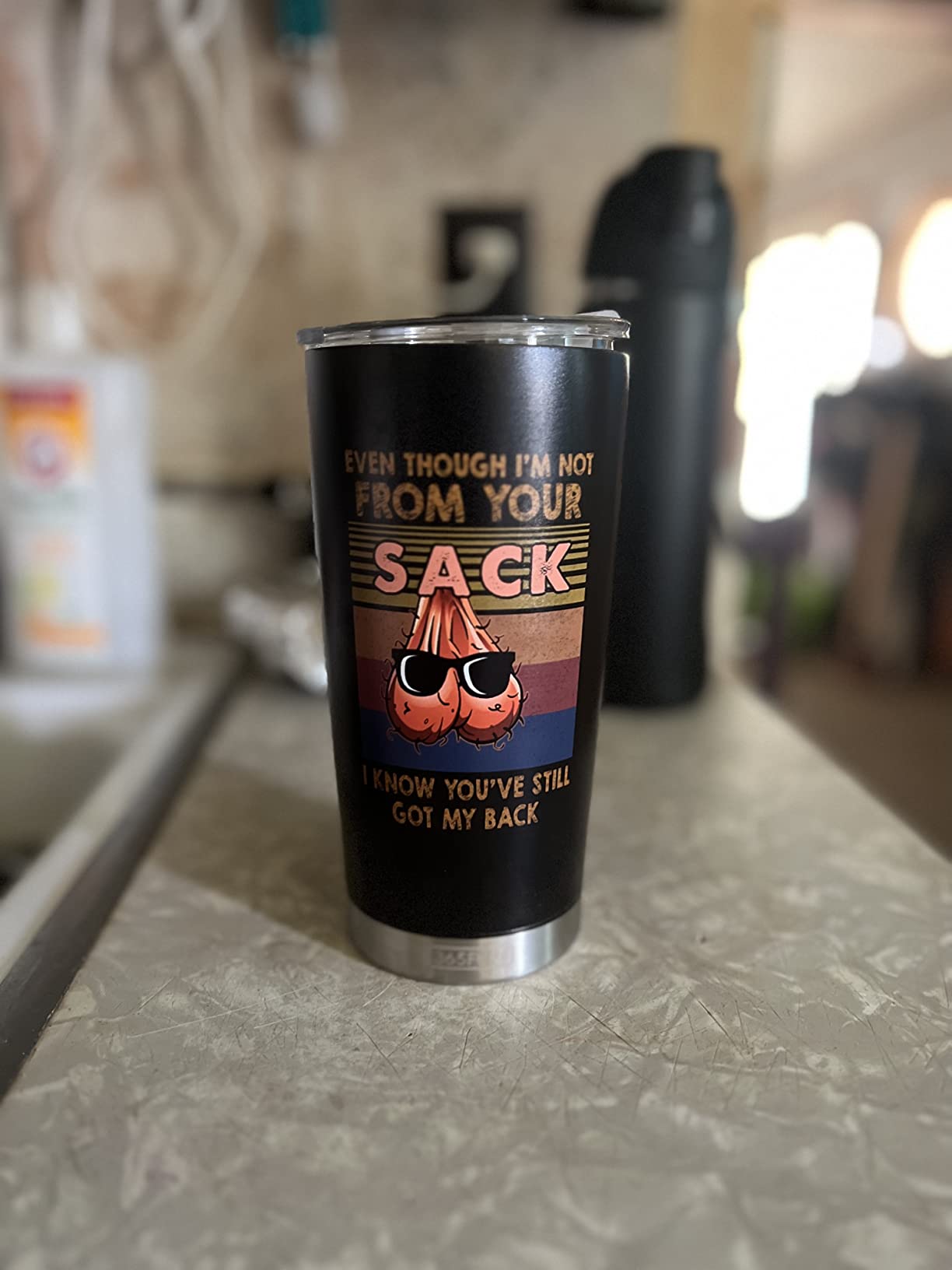 Bonus Dad Gifts - Step Dad Gifts From Daughter, Son, Kids - 20 Oz Tumbler & Keychain Funny Stepdad Gift - Christmas Father Day, Birthday Gift For Stepdad - Best Bonus Father Travel Coffee Mug customer photo 2