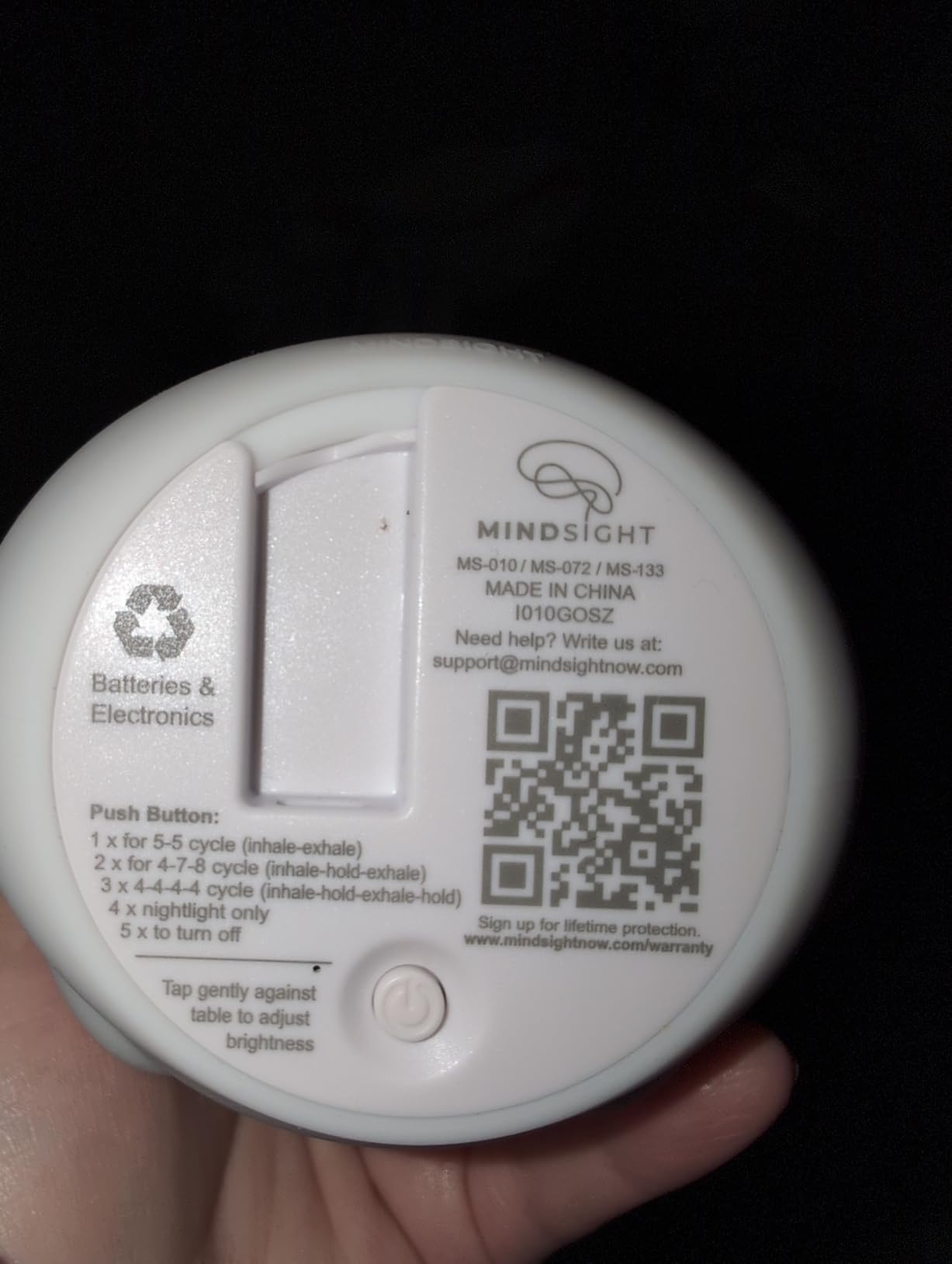 Mindsight 'Original Breathing Buddha' Guided Visual Meditation | 3 Modes to Slow Your Breathing & Calm Your Mind | Stress & Anxiety Relief | Wellness Gift | Adults, Kids, Classrooms | USB Rechargeable customer photo 2