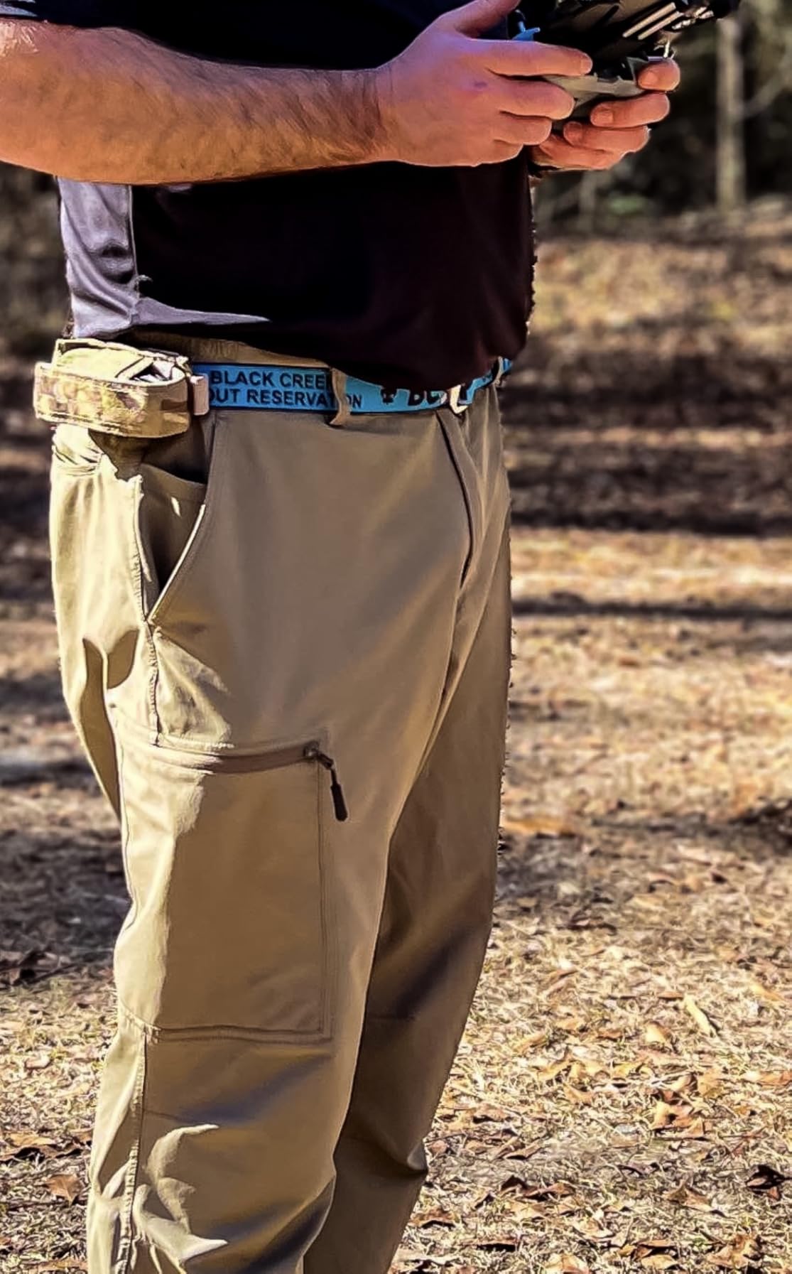 MAGCOMSEN Men's Hiking Pants 6 Pockets,Water Resistant Ripstop Outdoor Pants,Lightweight Quick Dry Fishing Work Pants customer photo 2