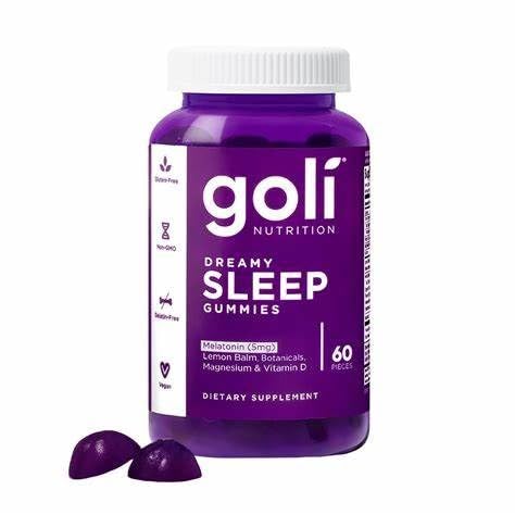 Goli Dreamy Sleep Gummy - 60 Count - Melatonin, Vitamin D, Magnesium, and Lemon Balm Extract - Gelatin-Free, Gluten-Free, Vegan & Non-GMO customer photo 1