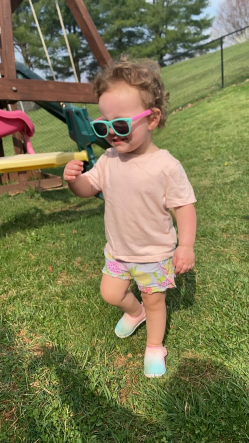 COASION Kids Polarized Sunglasses Age 3-9 Flexible Shades UV Protection customer photo 1