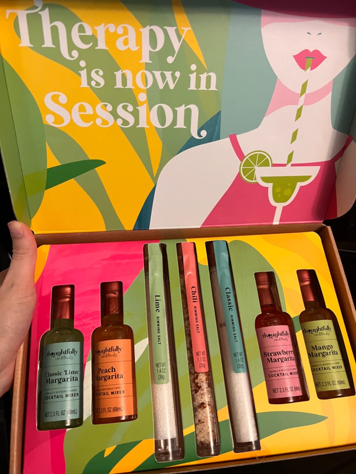 Margarita Cocktail Mixer Gift Set & Salt Rimmer Collection, Set of 7 customer photo 2