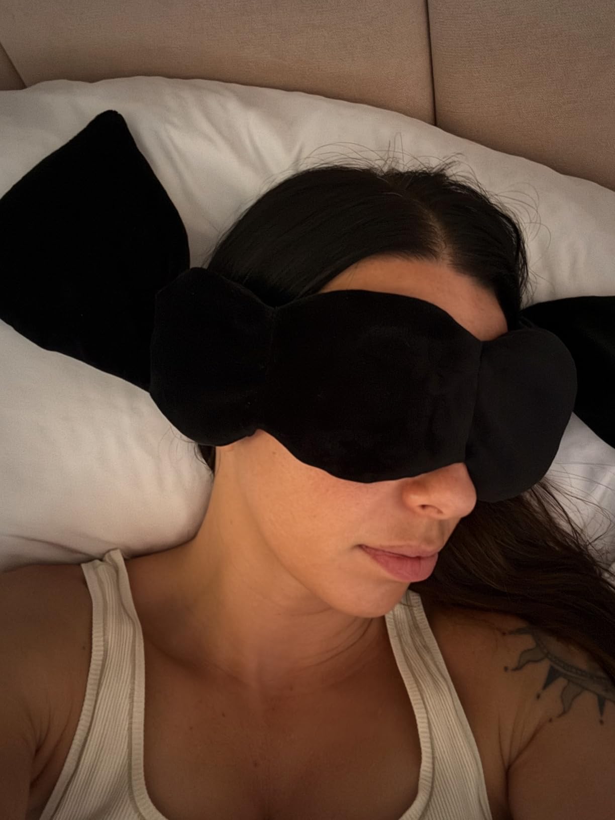 nodpod Patented Gentle Pressure Sleep Mask, Weighted Eye Mask customer photo 1