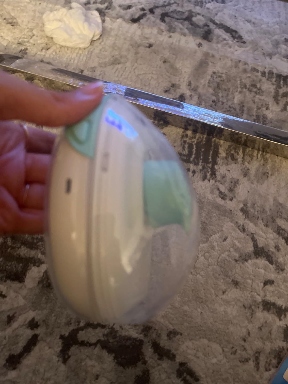 Willow Go Wearable Breast Pump, Hands Free Double Electric Breast Pump, Wireless In-Bra Design with 15 level Hospital Grade Suction, includes 24mm & 21mm Flanges & 5oz Reusable Containers, App enabled customer photo 2