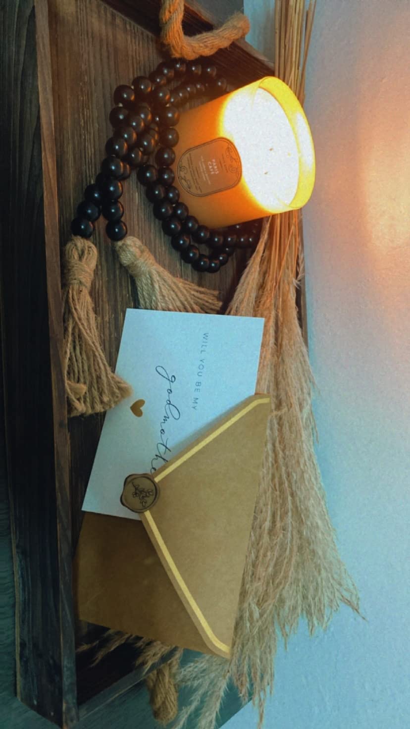 Joli Coon Will you be my godparents card with luxury envelope and wax seal - Godparents proposal gift customer photo 1