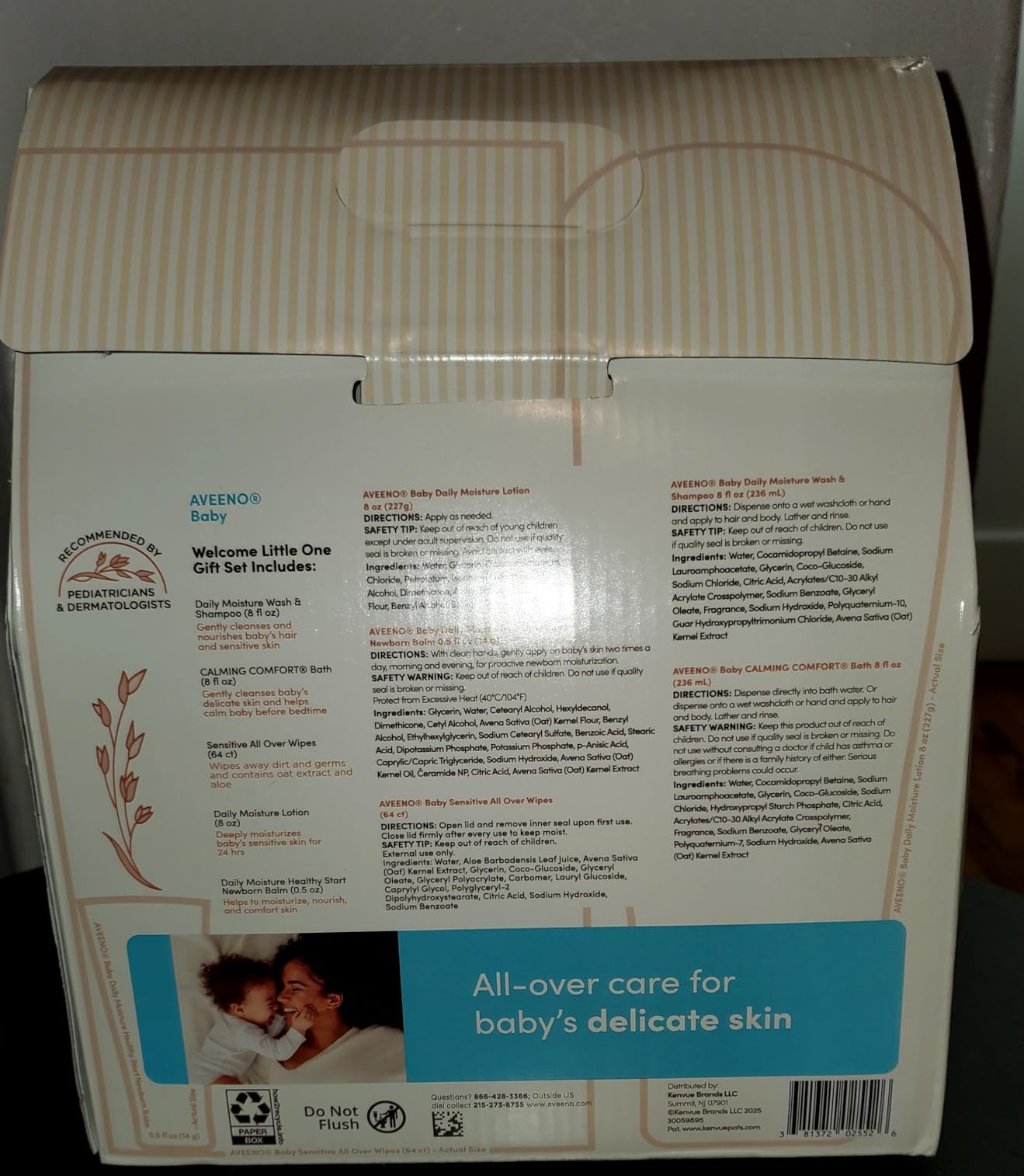 Aveeno Baby Welcome Little One Gift Set, Baby Essentials Set, 5 Items customer photo 2