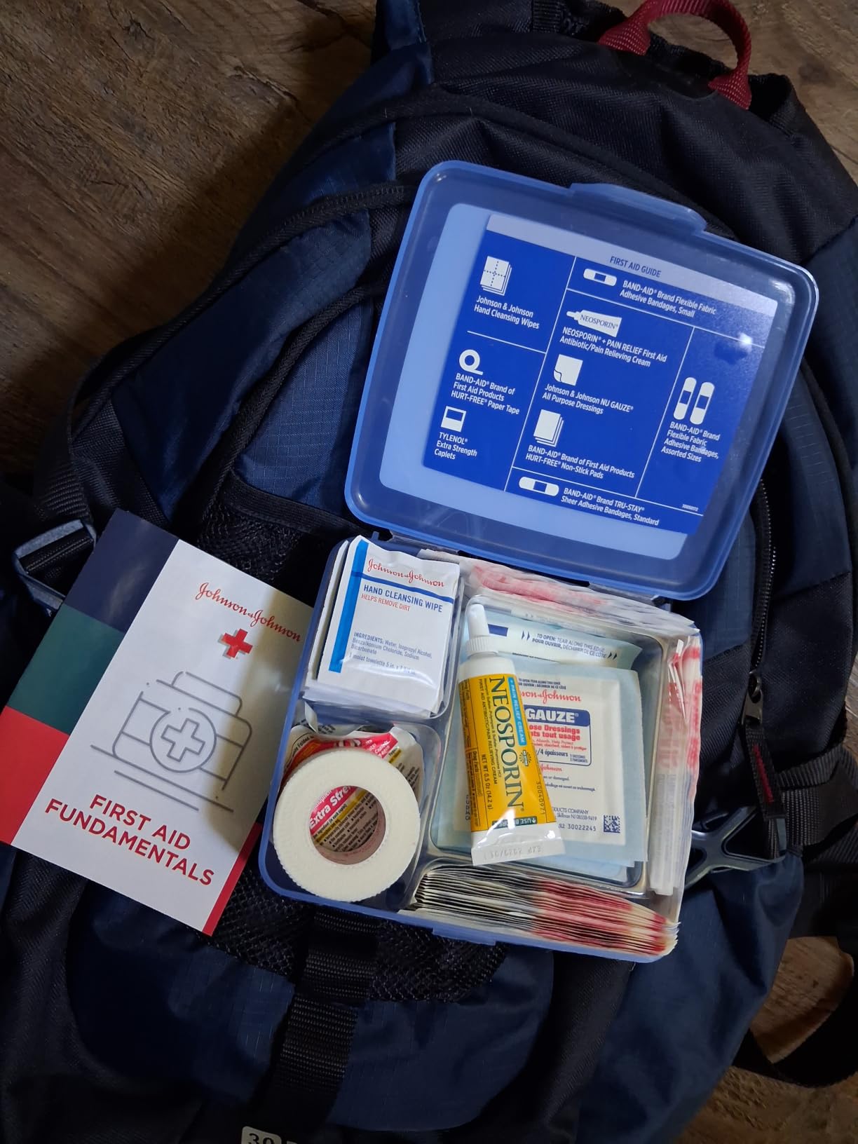 BAND-AID Brand Travel Ready Portable First Aid Kit, 80 Piece customer photo 1