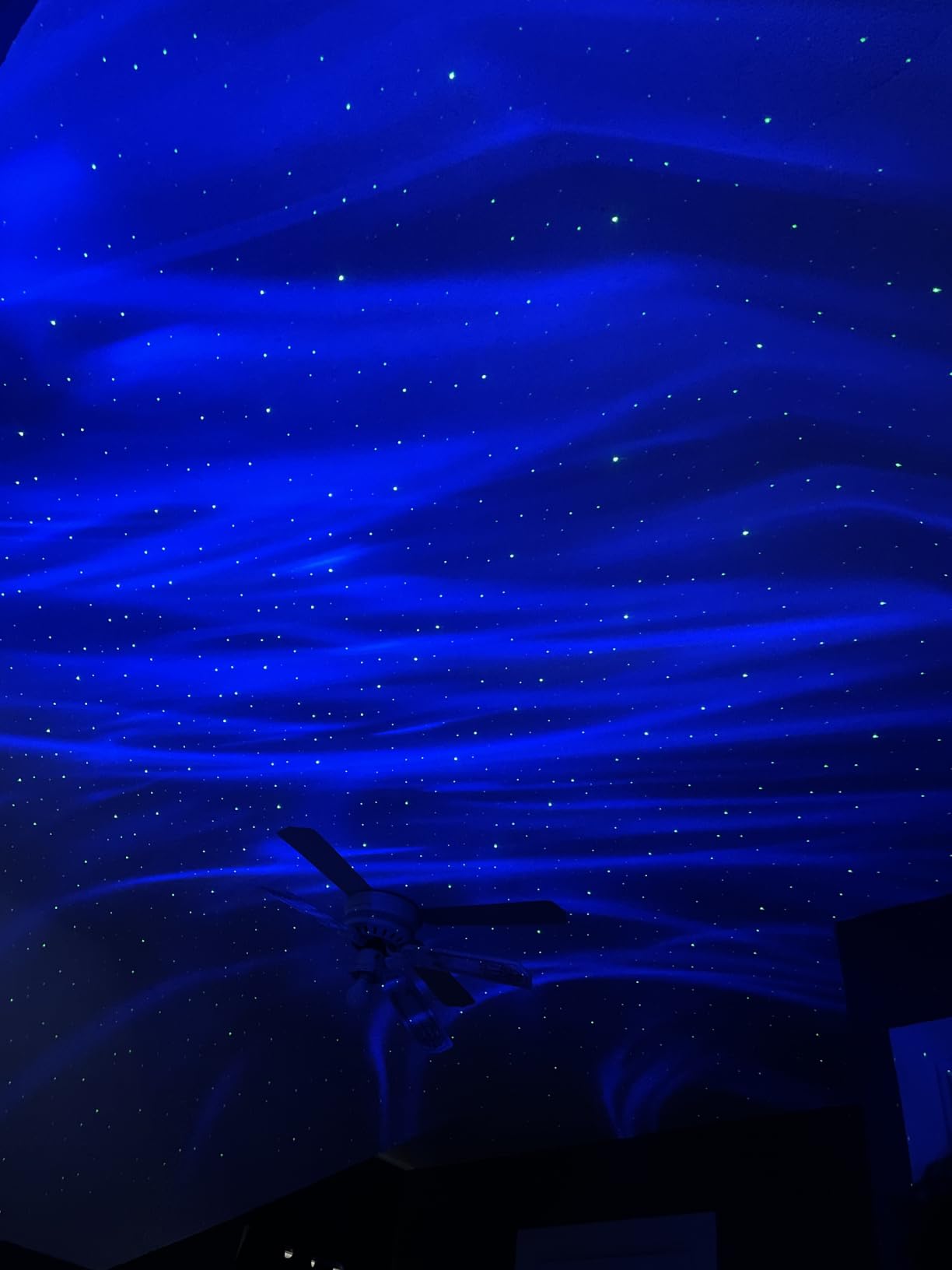 Northern Galaxy Light Aurora Projector with 33 Light Effects, Night Lights LED Star Projector for Bedroom Nebula Lamp, Remote Control, White Noises, Bluetooth Speaker for Parties Black customer photo 2