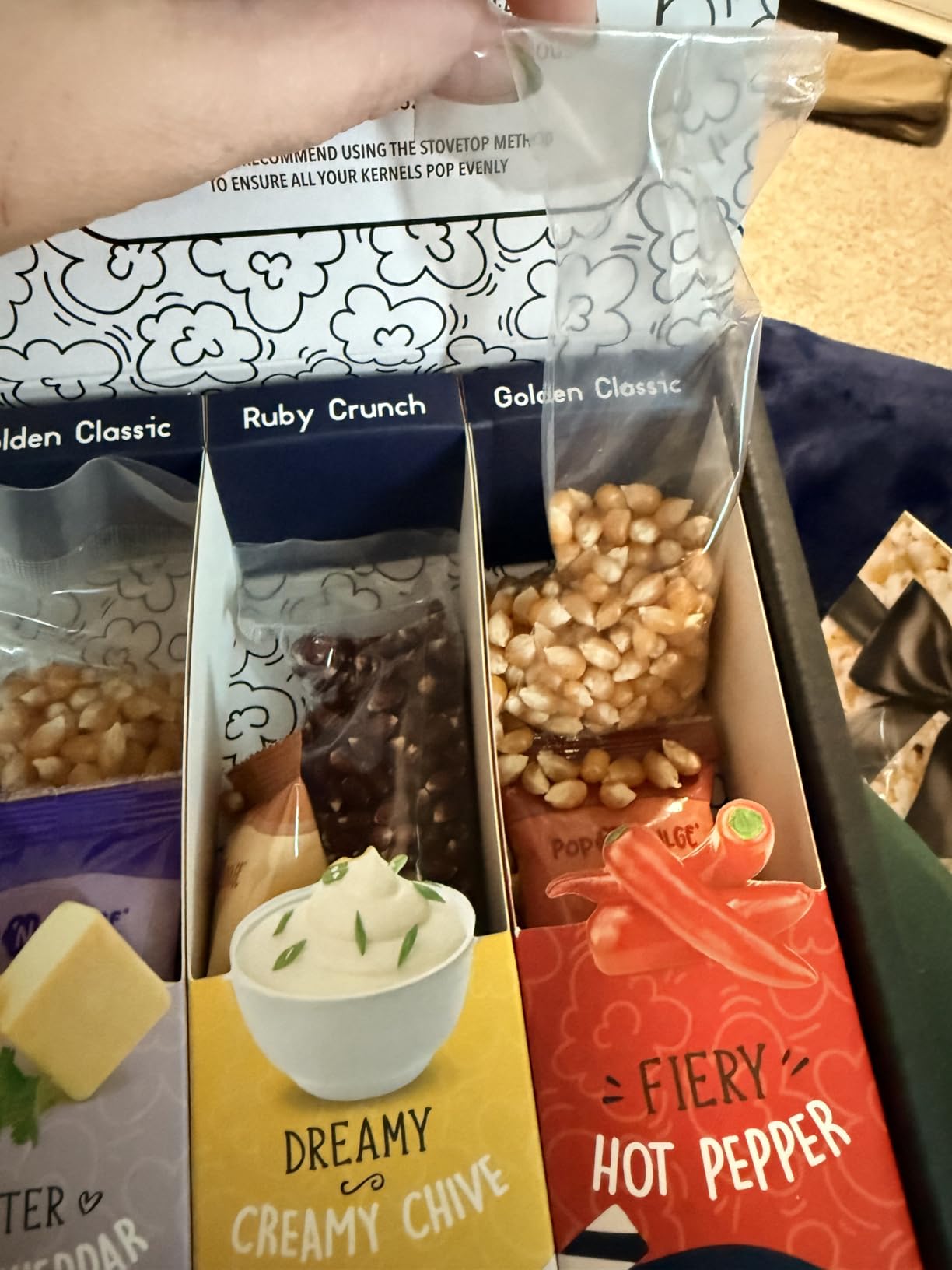 Pop n' Dulge Popcorn Movie Night Supplies 16 pcs Gift Set, 5 Gourmet Popcorn Kernels, 5 Seasoning Variety Packs Non-GMO Kosher Snacks, Great Housewarming Family Date Night Gifts Basket Ideas For Him Her customer photo 1
