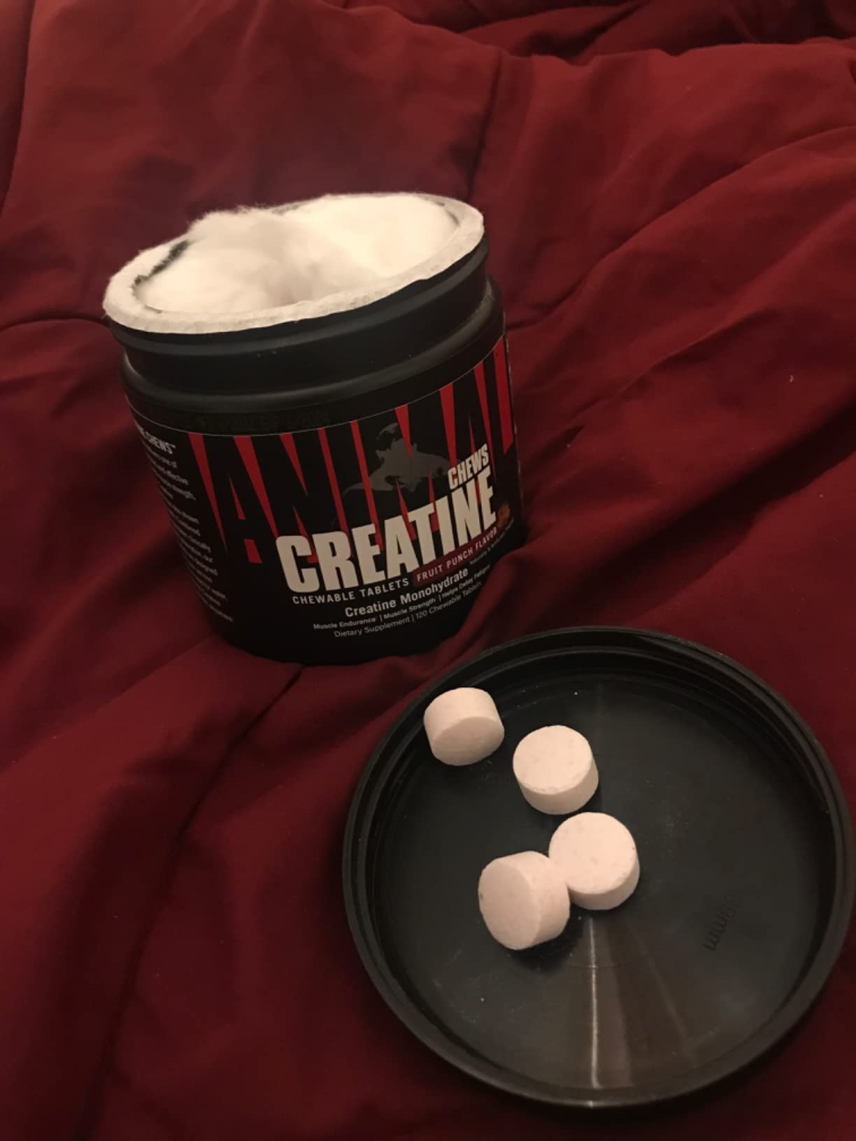 Animal Creatine Monohydrate Chews for Men & Women | Fruit Punch 120 Count customer photo 2