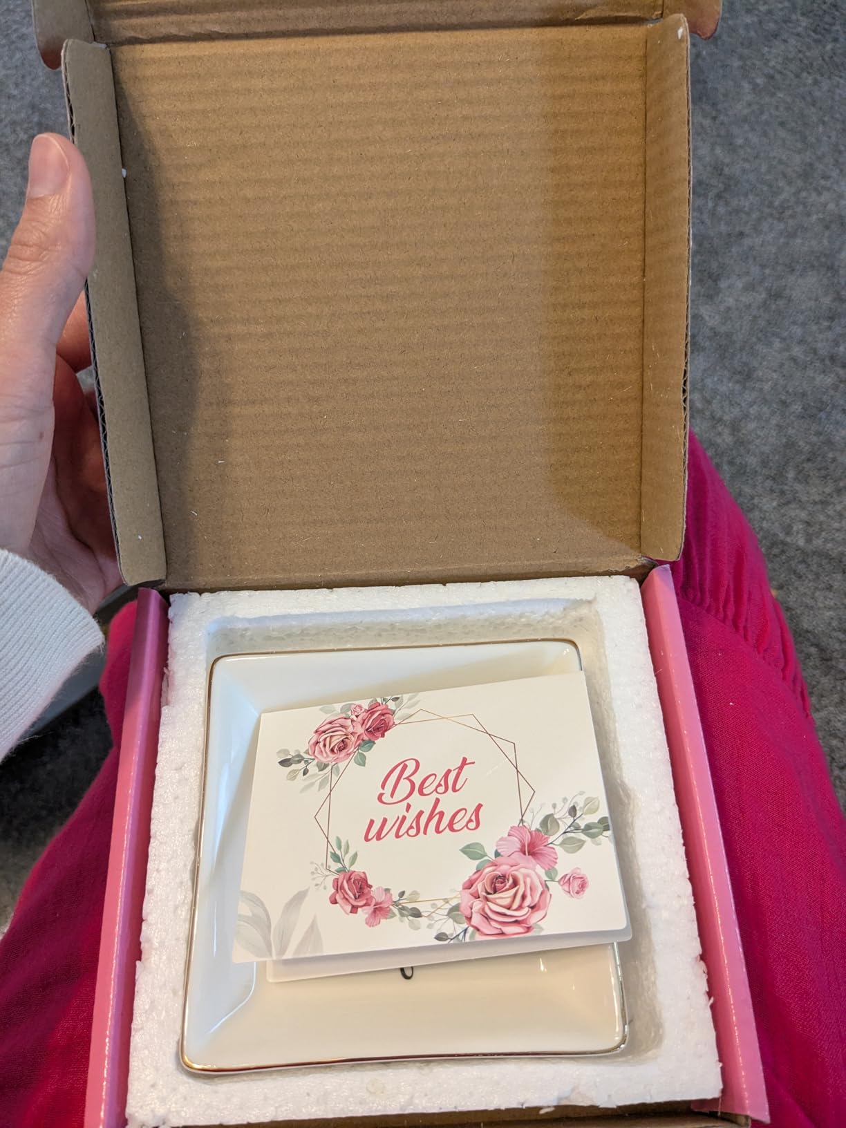 Piudee Aunt Gifts from Niece Jewelry Dish Tray Niece Gifts from Auntie customer photo 2