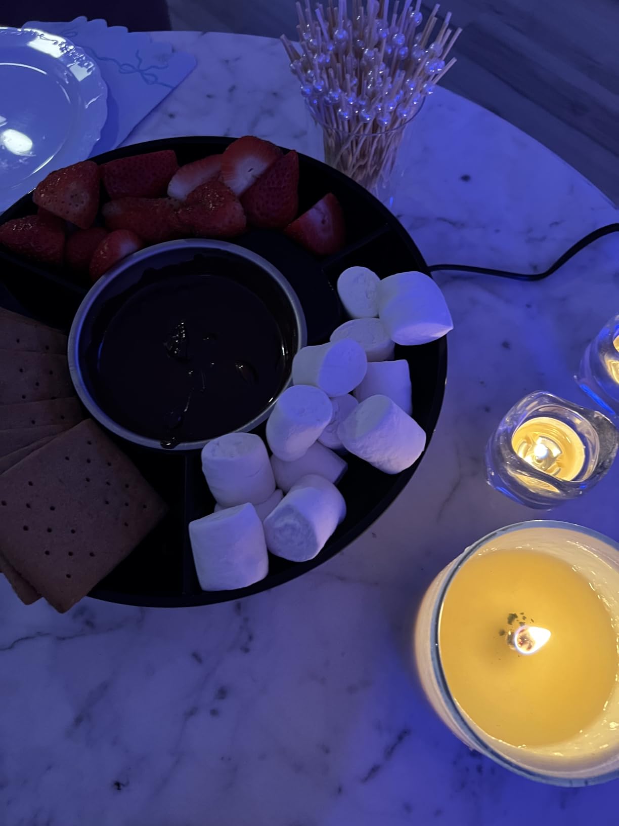 Kusini Electric Fondue Pot Set – Chocolate Fondue Kit - Temperature Control customer photo 2